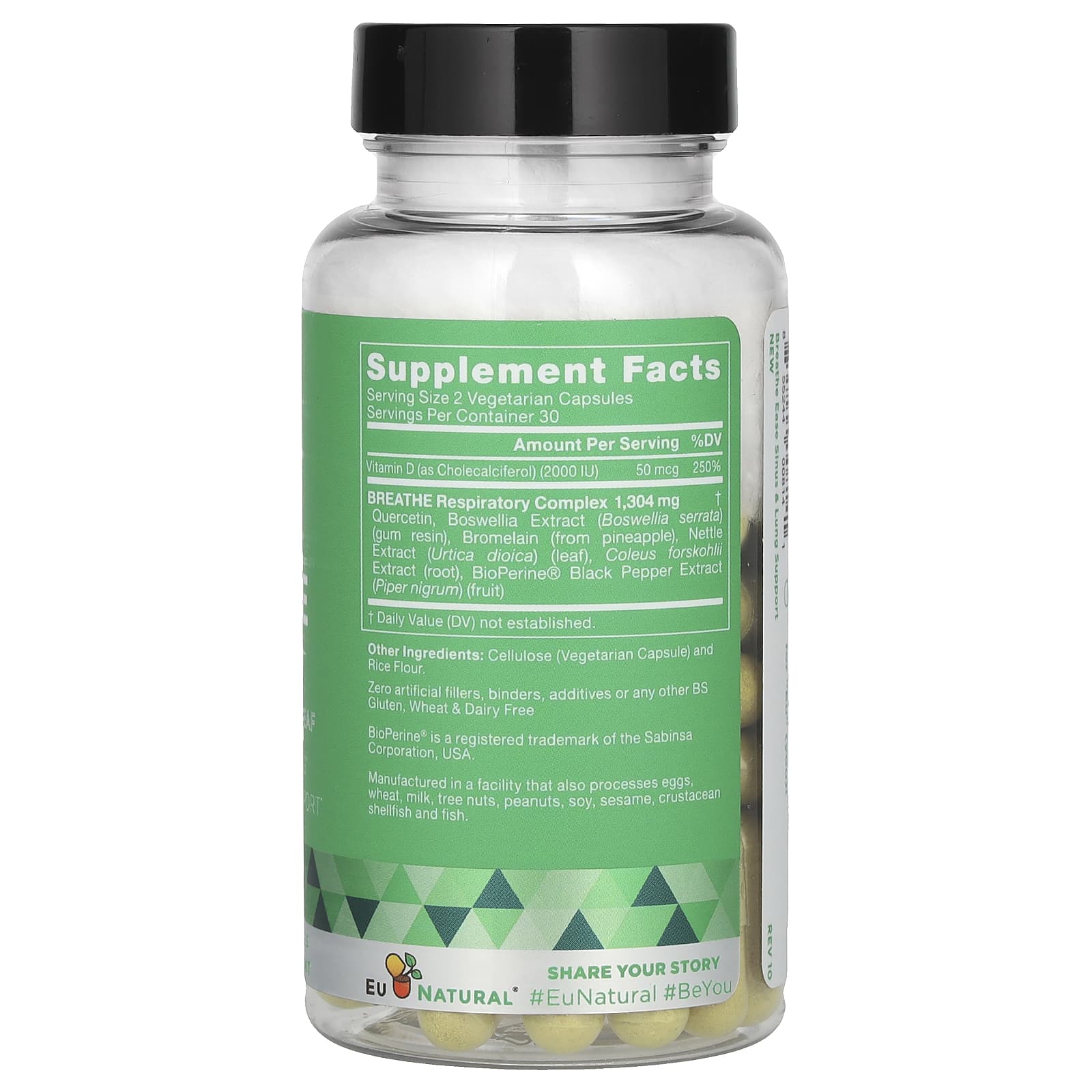 Quercetin & Nettle Leaf for Respiratory Support by Eu Natural - Image 2