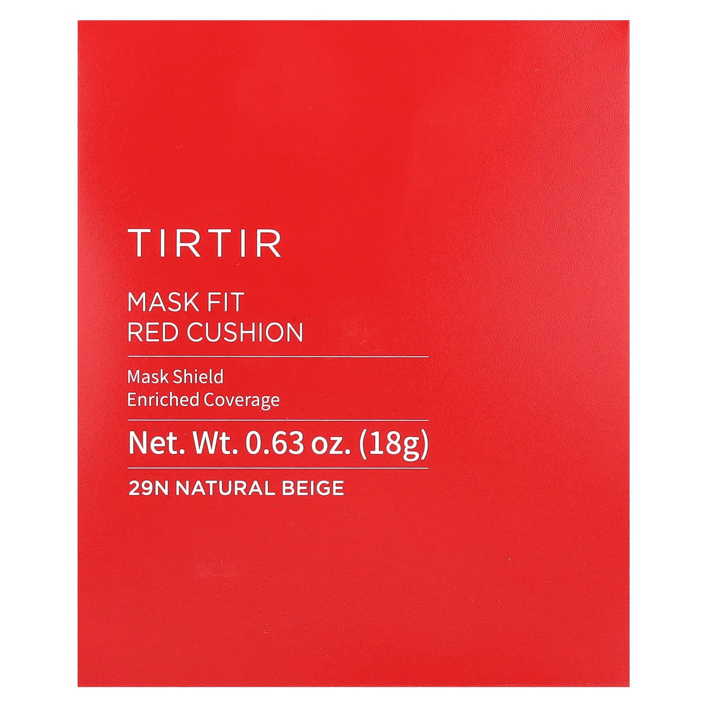 TIRTIR, Mask Fit Red Cushion, 29N Natural Beige, 0.63 oz (18 g) - Image 2