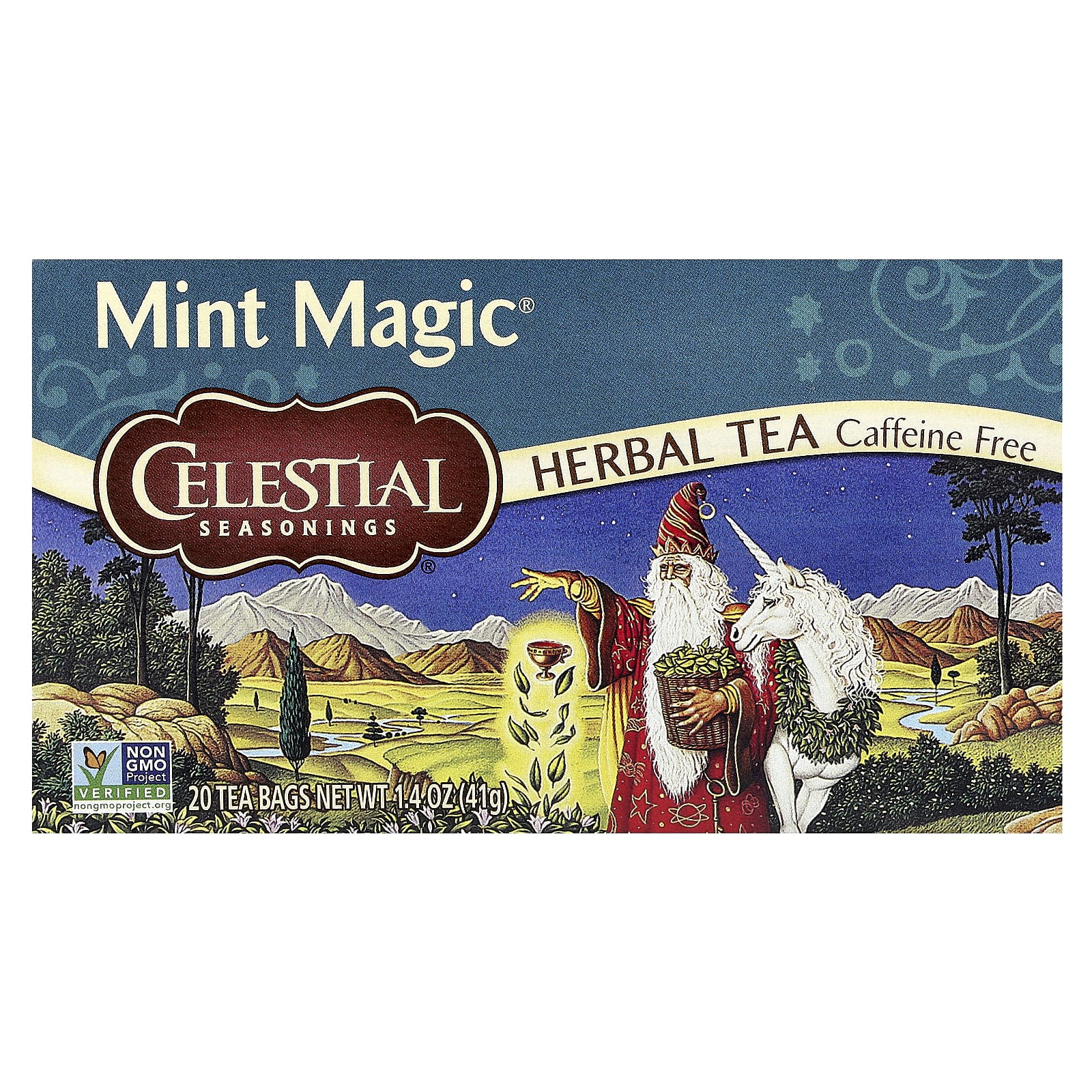 Mint Magic Herbal Tea, Caffeine Free, 20 Tea Bags - Image 1
