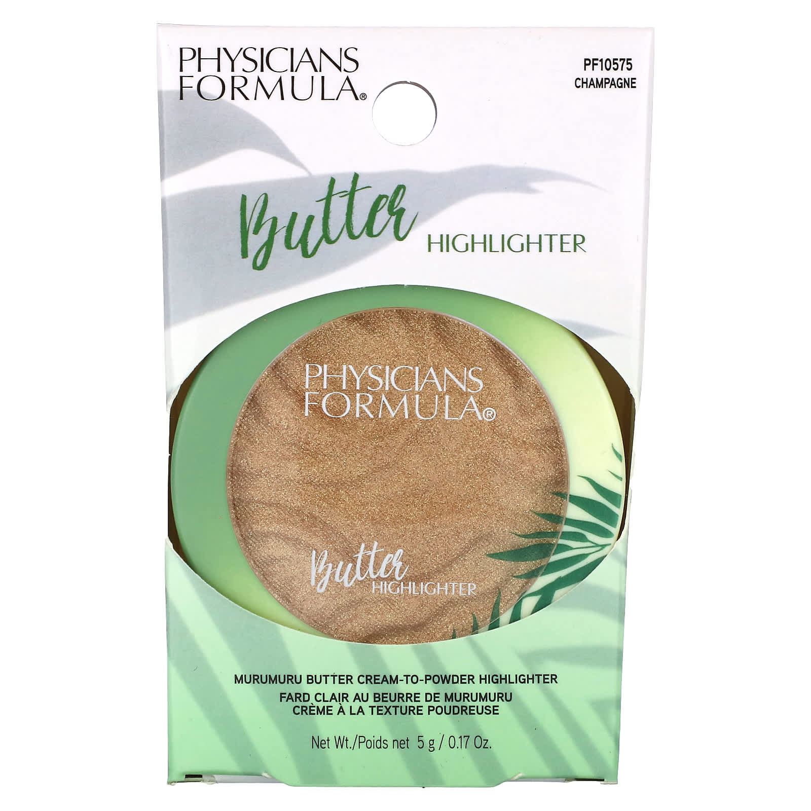 Physicians Formula, Butter Highlighter, Cream to Powder Highlighter, PF10575 Champagne, 0.17 oz (5 g) - Image 2