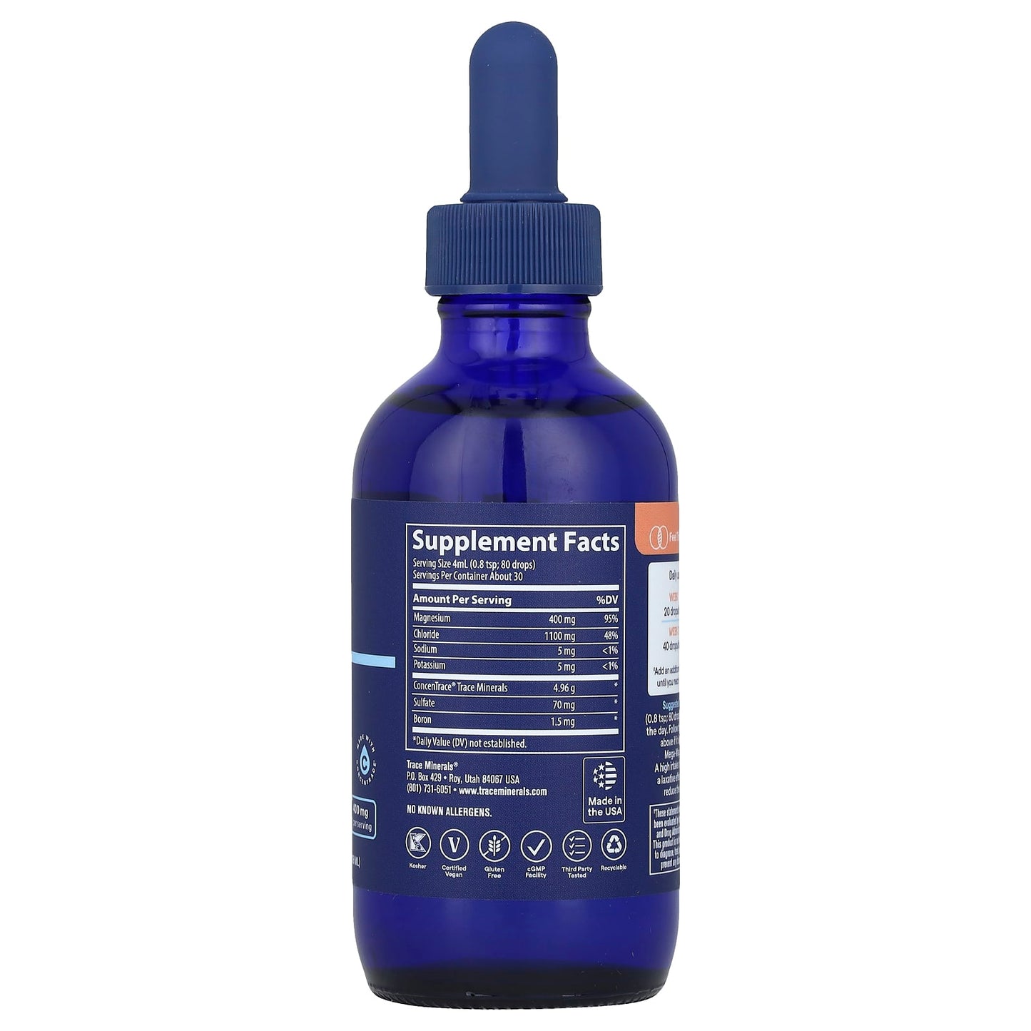 Trace, Mega-Mag, 400 mg, 4 fl oz (118 ml) - Image 2