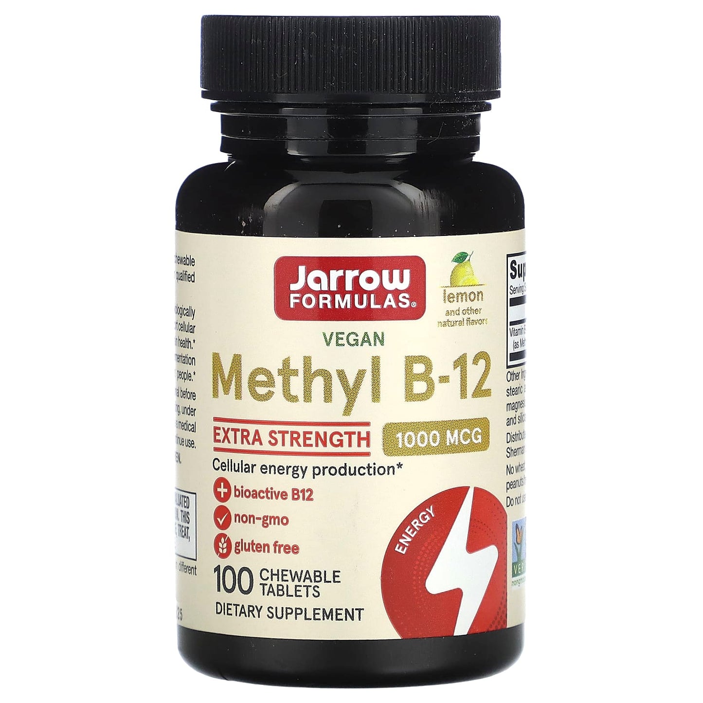 Jarrow Formulas Methyl B-12 Extra Strength 1000 mcg Tablets - Image 1