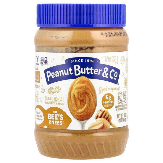 Peanut Butter & Co., Peanut Butter Spread, The Bee's Knees®, 16 oz (454 g) - Image 1