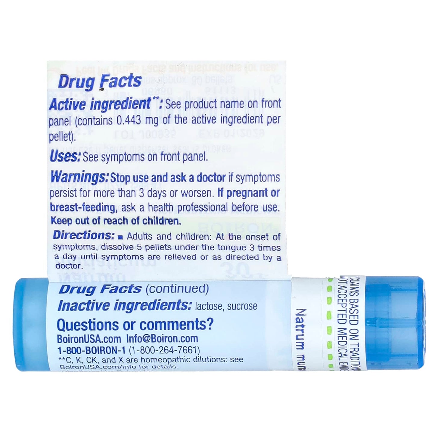 Relieve Morning Allergies with Boiron Natrum Muriaticum 30C Homeopathic Medicine - Image 2