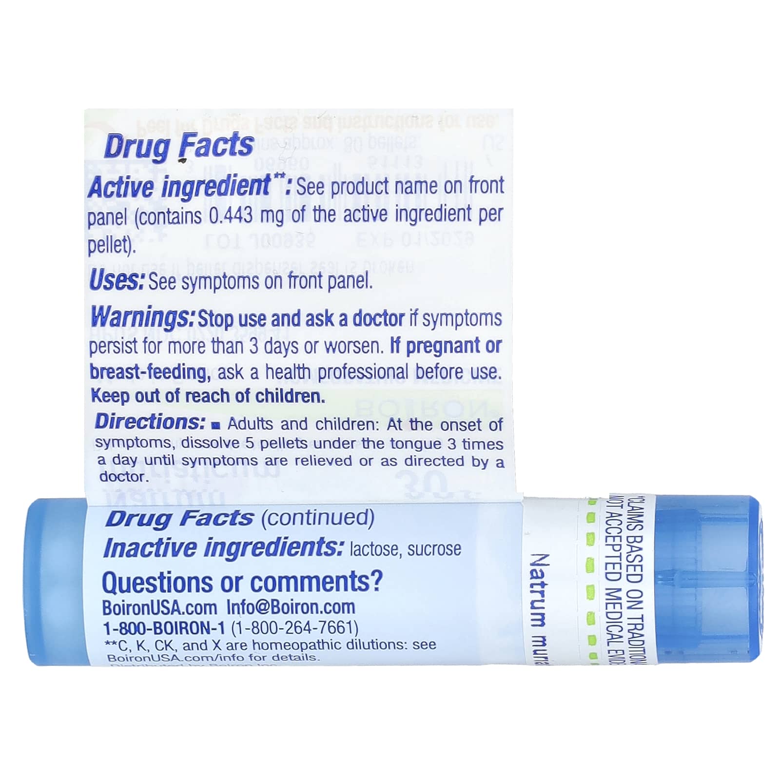 Relieve Morning Allergies with Boiron Natrum Muriaticum 30C Homeopathic Medicine - Image 2