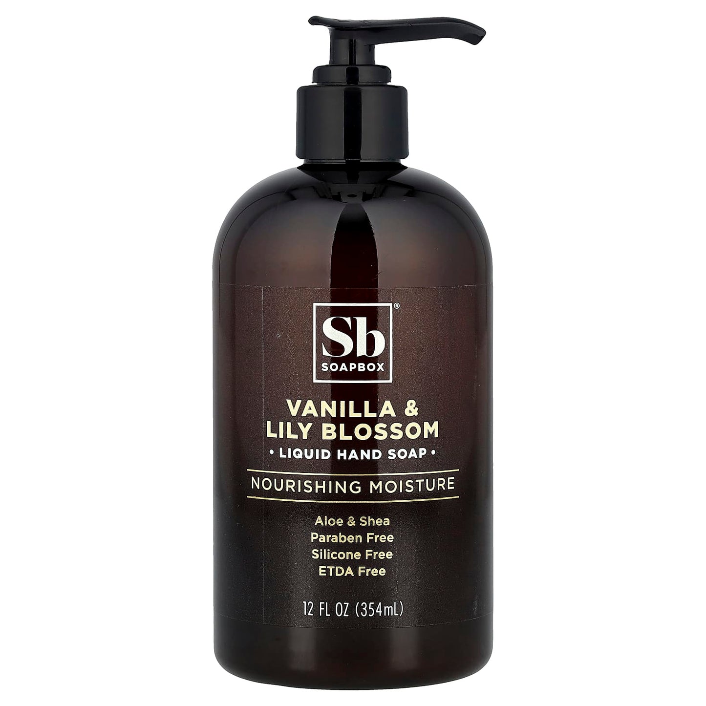Soapbox, Moisturizing Hand Soap, Vanilla Bean, 12 fl oz (354 ml) - Image 1