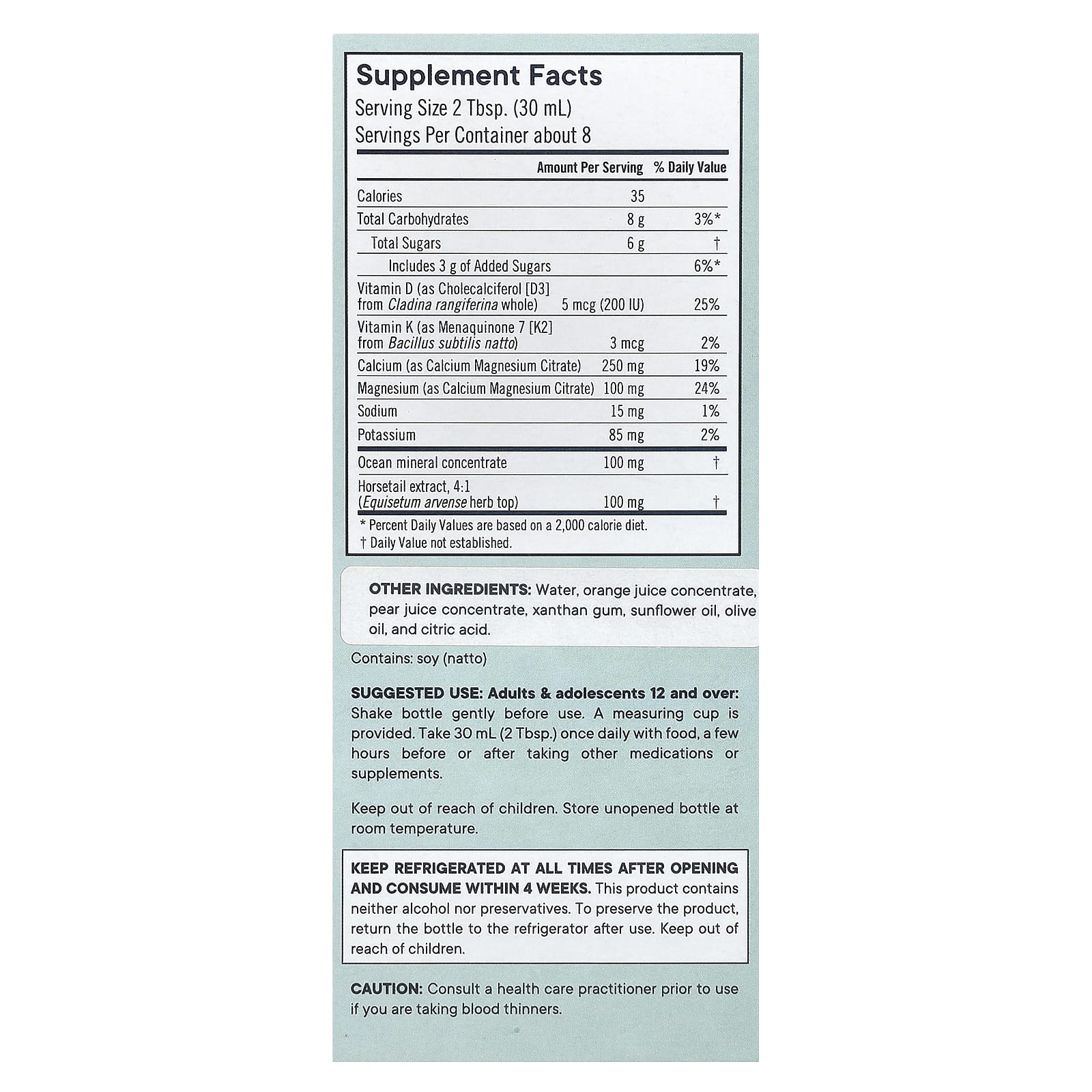 Bone Health+ Liquid Formula by Flora for Stronger Bones - Image 2