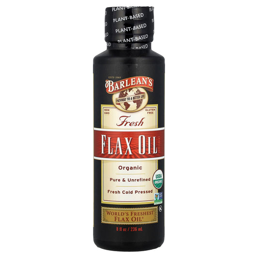 Organic Flax Oil by Barleans - Vegan Omega-3 & High in ALA - Image 1