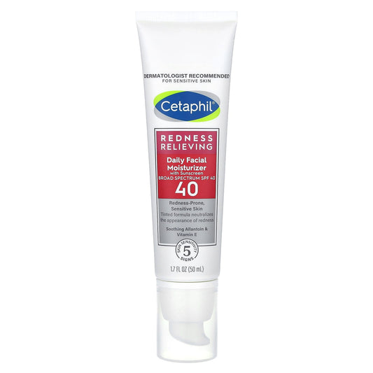 Cetaphil Redness Relieving Daily Moisturizer with SPF 40, Sensitive Skin - Image 1