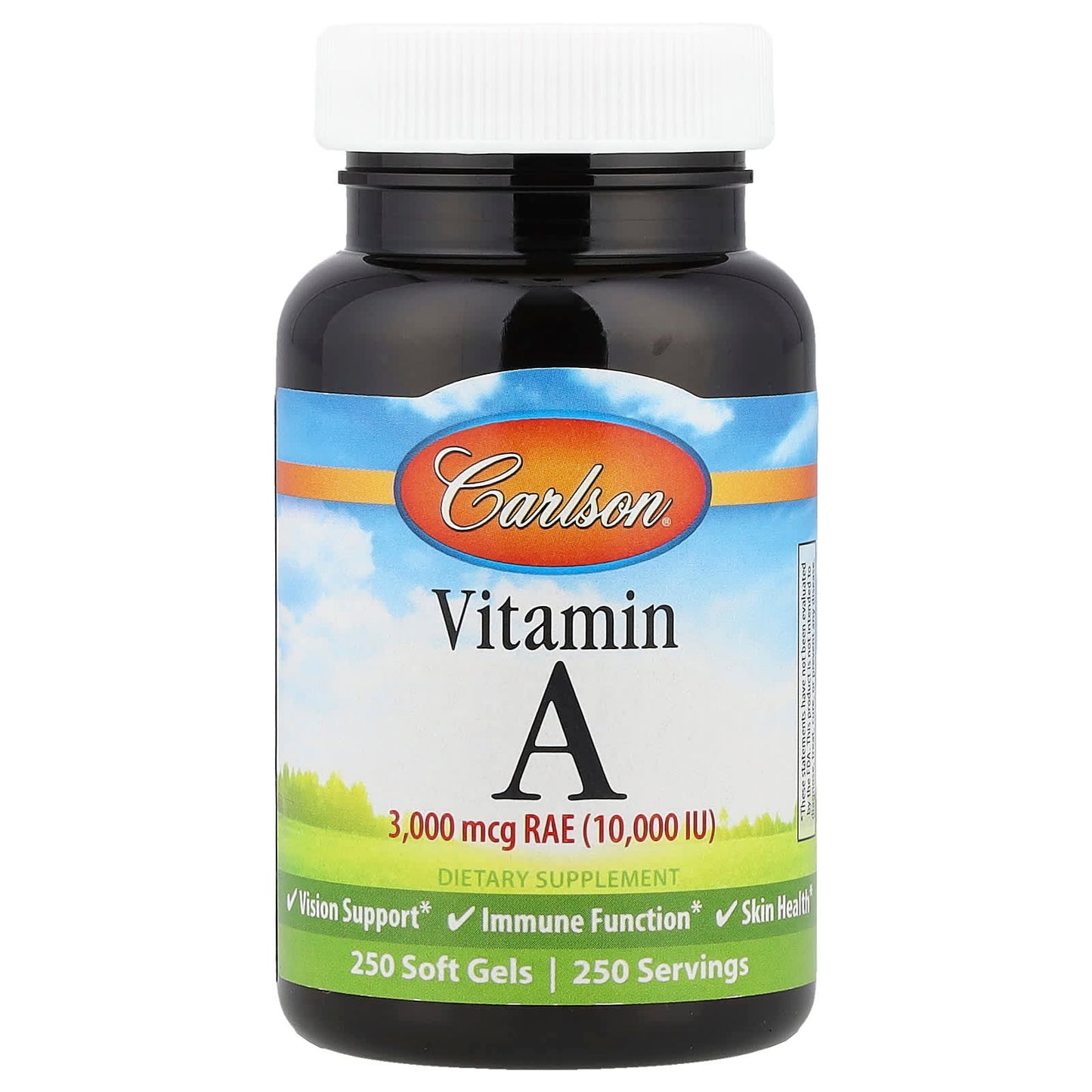 Carlson Vitamin A 3000 mcg for Healthy Vision and Skin - Image 1