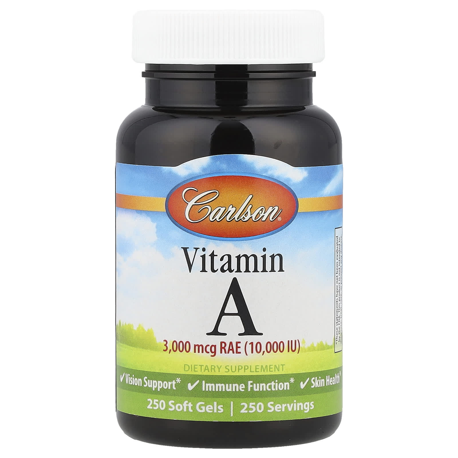 Carlson Vitamin A 3000 mcg for Healthy Vision and Skin - Image 1