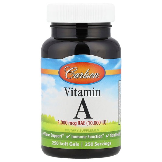 Carlson Vitamin A 3000 mcg for Healthy Vision and Skin - Image 1