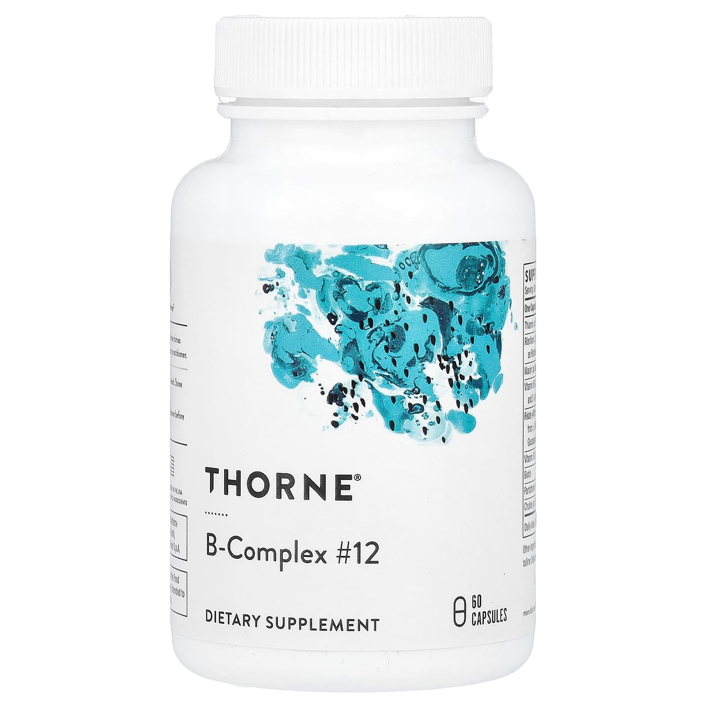 Thorne, B-Complex #12, 60 Capsules - Image 1