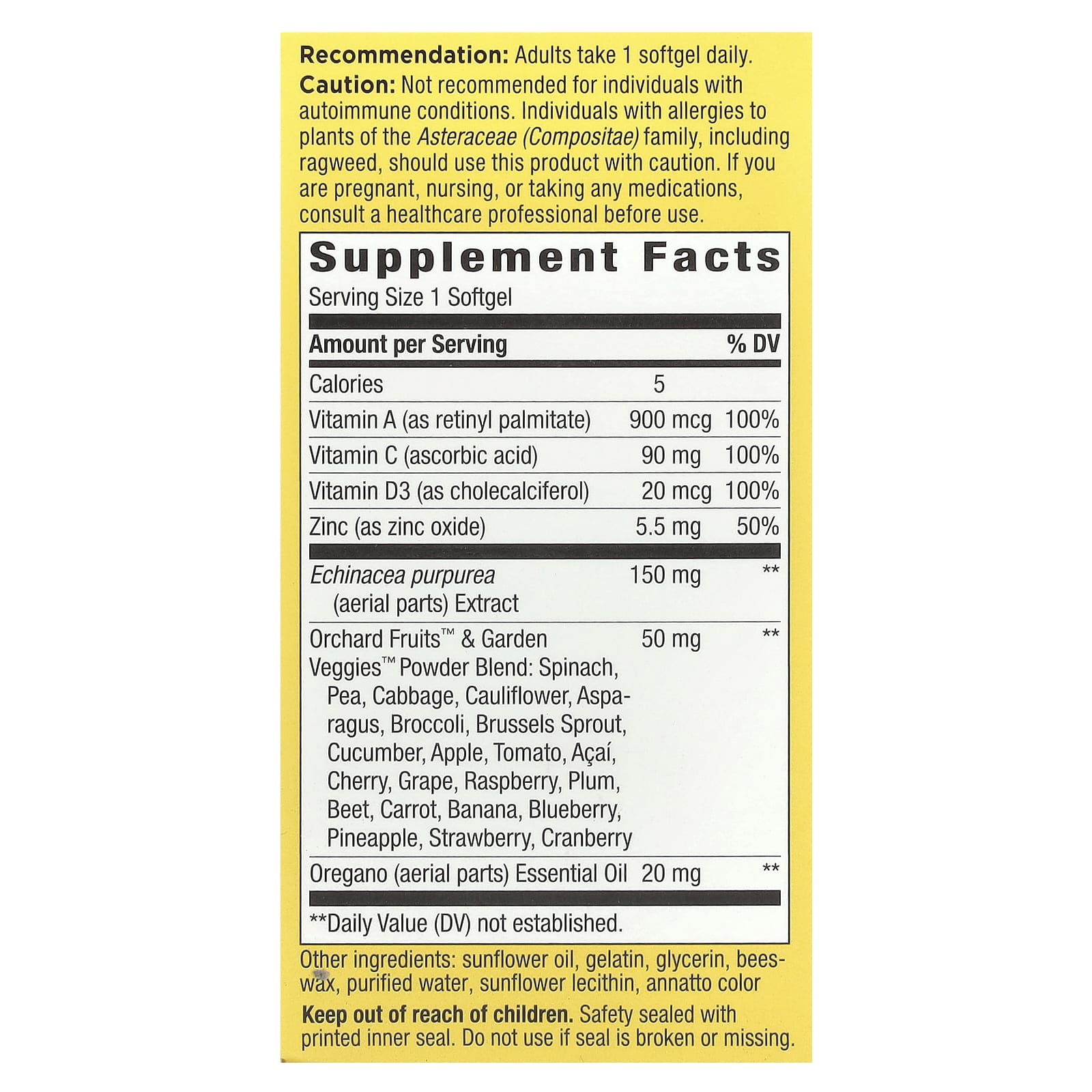 Nature's Way, Alive! Immune Health, 30 Softgels