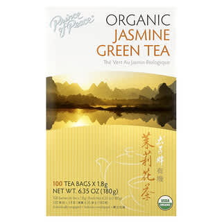 USDA Organic Jasmine Green Tea by Prince of Peace, 100 Tea Bags