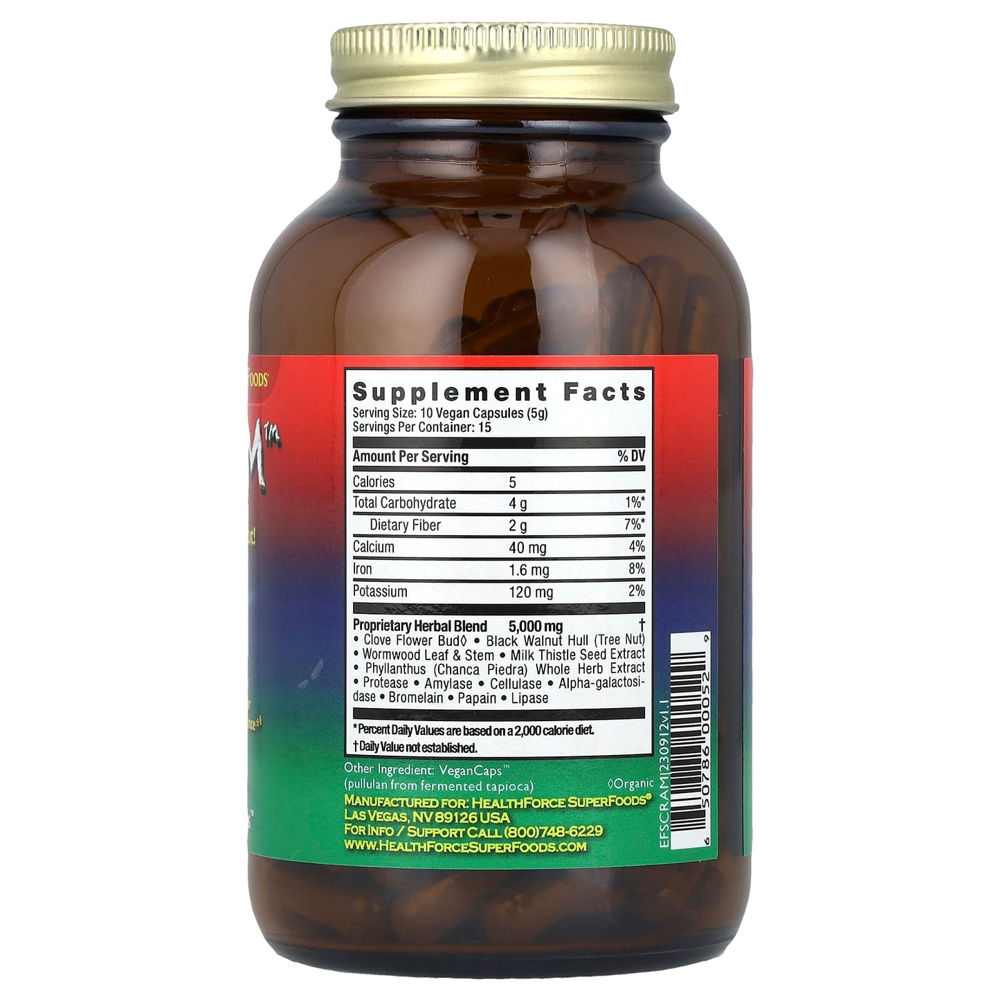 HealthForce Superfoods Scram - Vegan, Gluten-Free Microbial Balance Support - Image 2