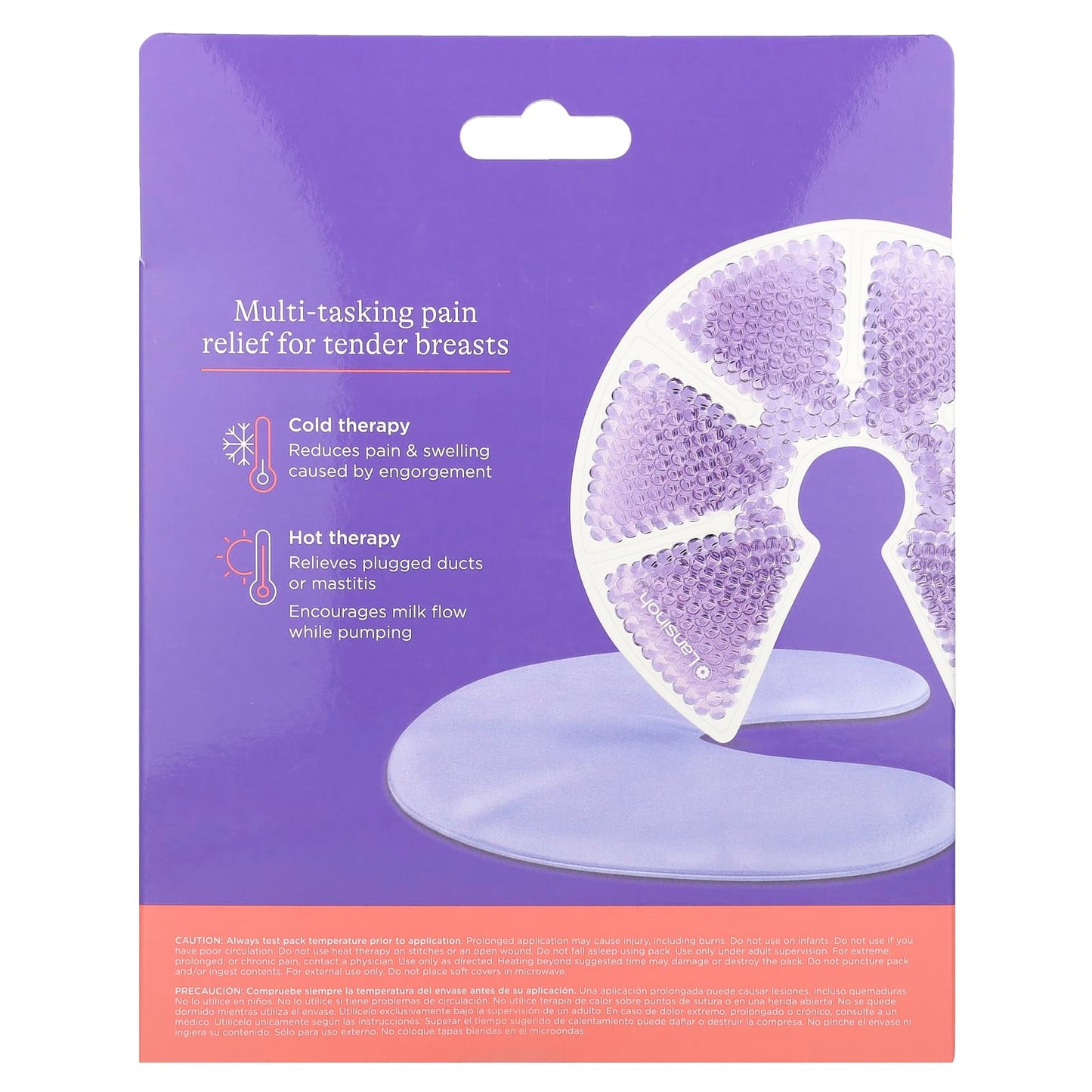 Lansinoh, Hot & Cold Breast Therapy Packs , 2 Reusable Packs and Soft Covers - Image 2