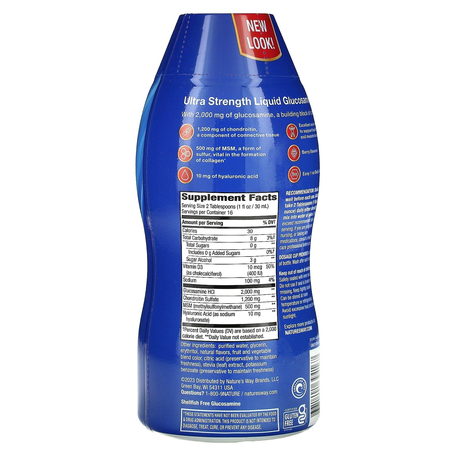 Nature's Way, Joint Movement Glucosamine, Ultra Strength, Berry , 16 fl oz (480 ml) - Image 2
