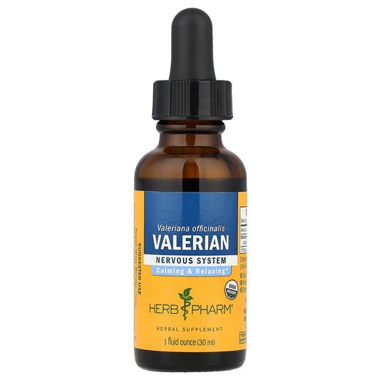 Valerian Root Liquid Extract for Relaxation & Sleep Aid | USDA Organic - Image 1