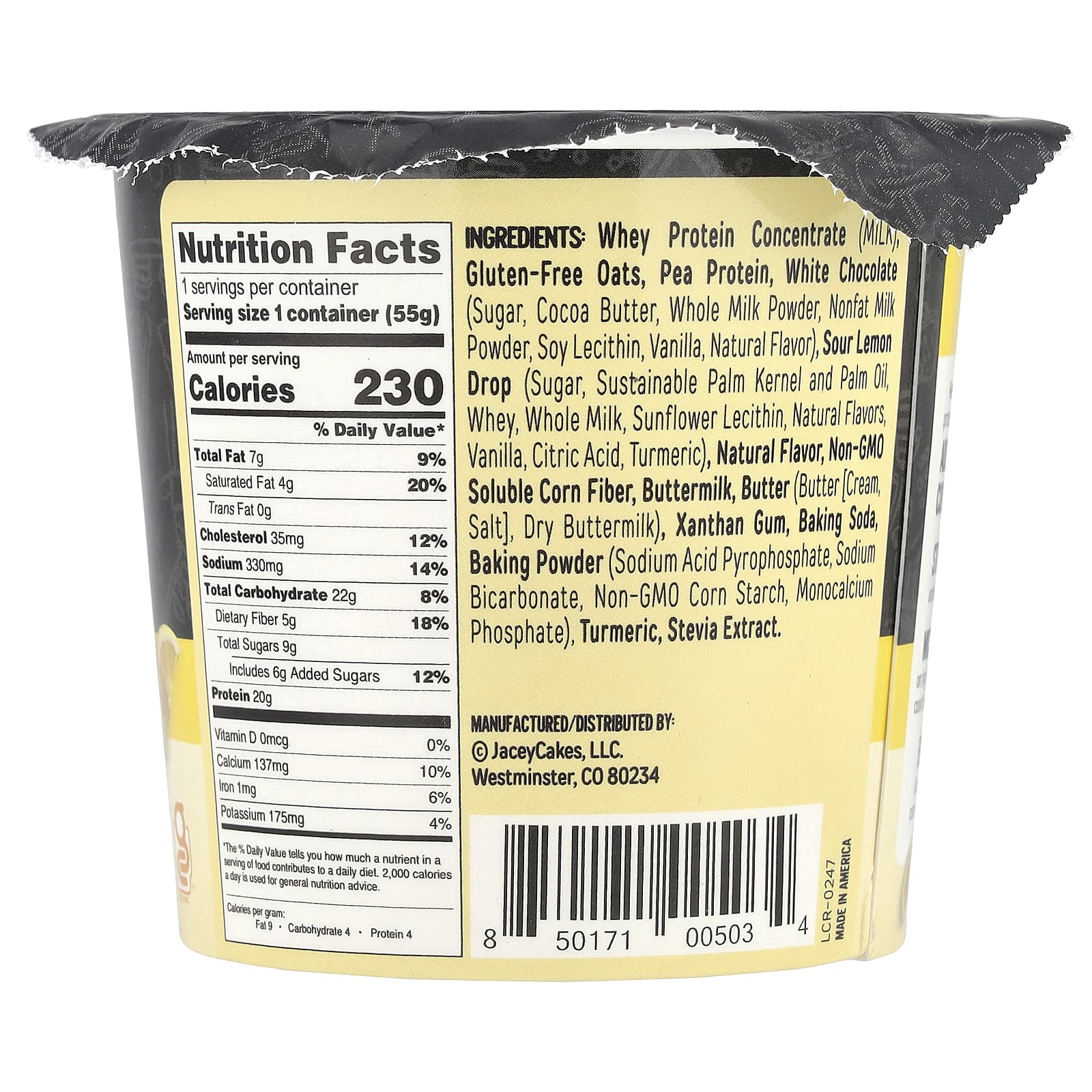 FlapJacked Lemon Cream Mighty Muffins - 20g Protein, Gluten-Free - Image 2
