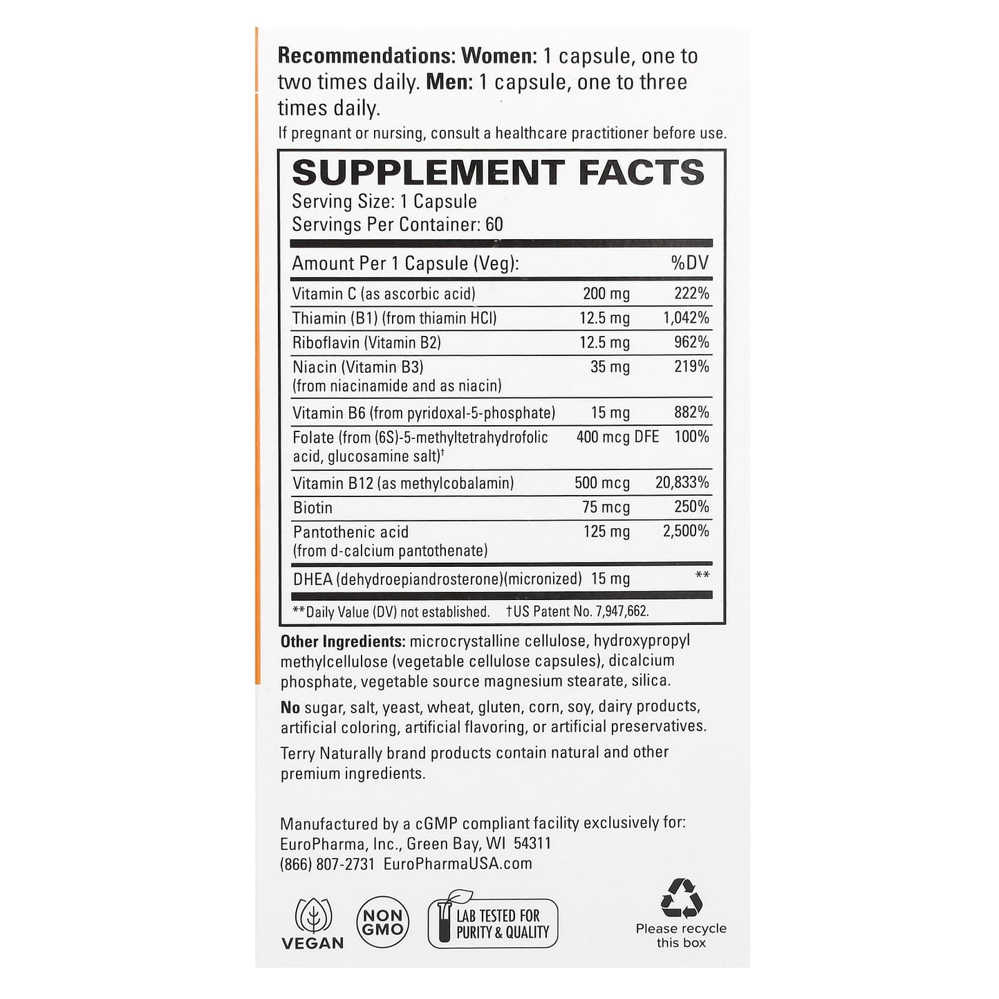 Terry Naturally, Cortisol Rescue, 60 Capsules - Image 2