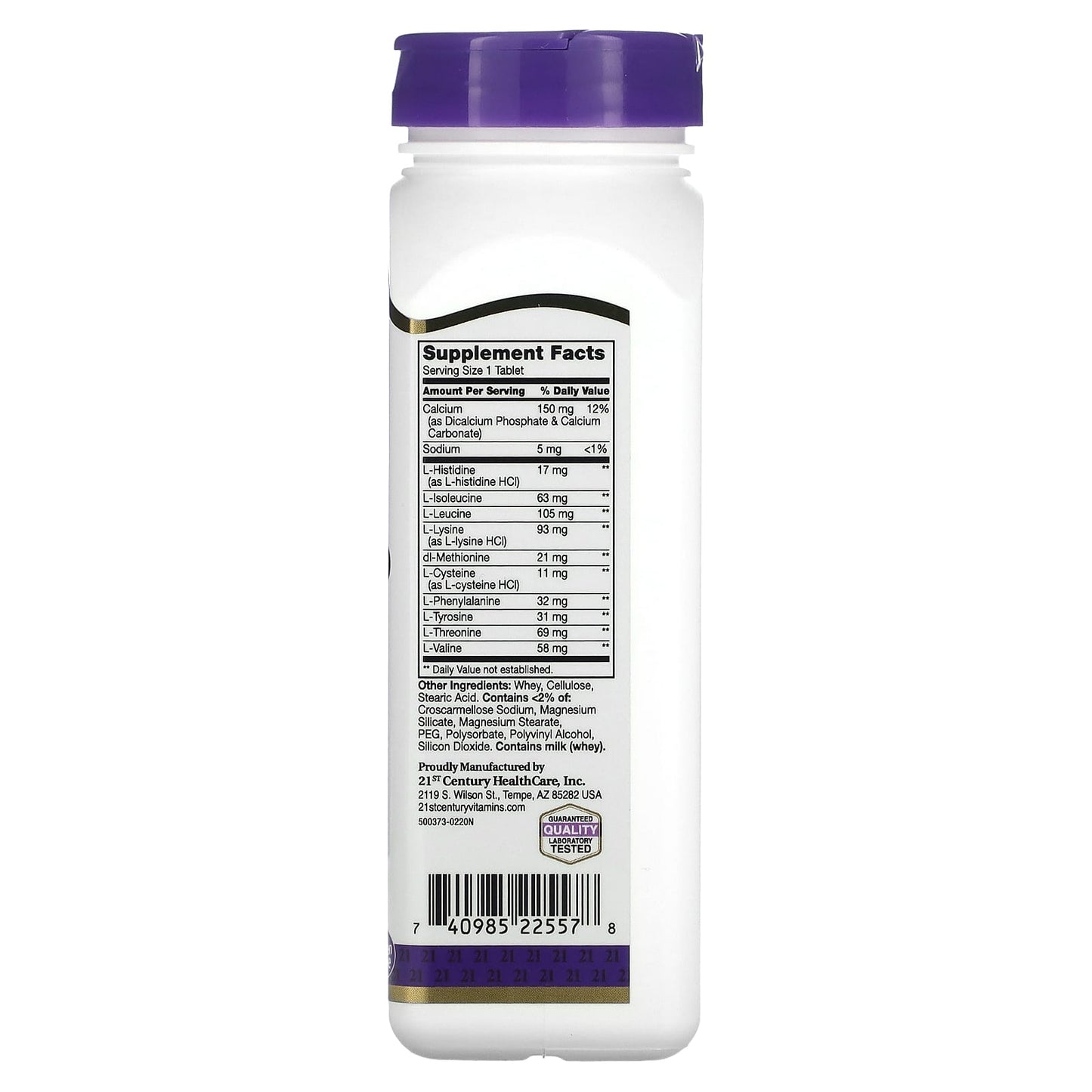 Build Stronger Muscles with 21st Century Daily Amino Acid Tablets - Image 2