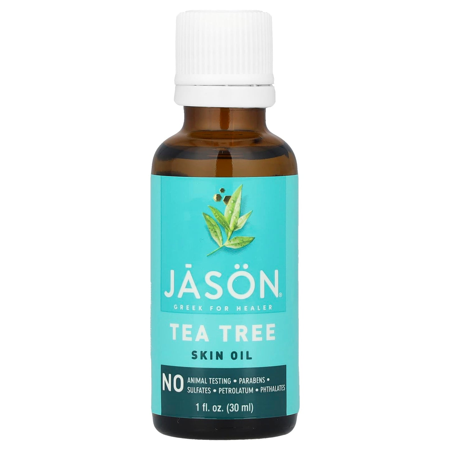 Jason Natural Tea Tree Skin Oil, 1 fl oz (30 ml) - Natural Skincare - Image 1
