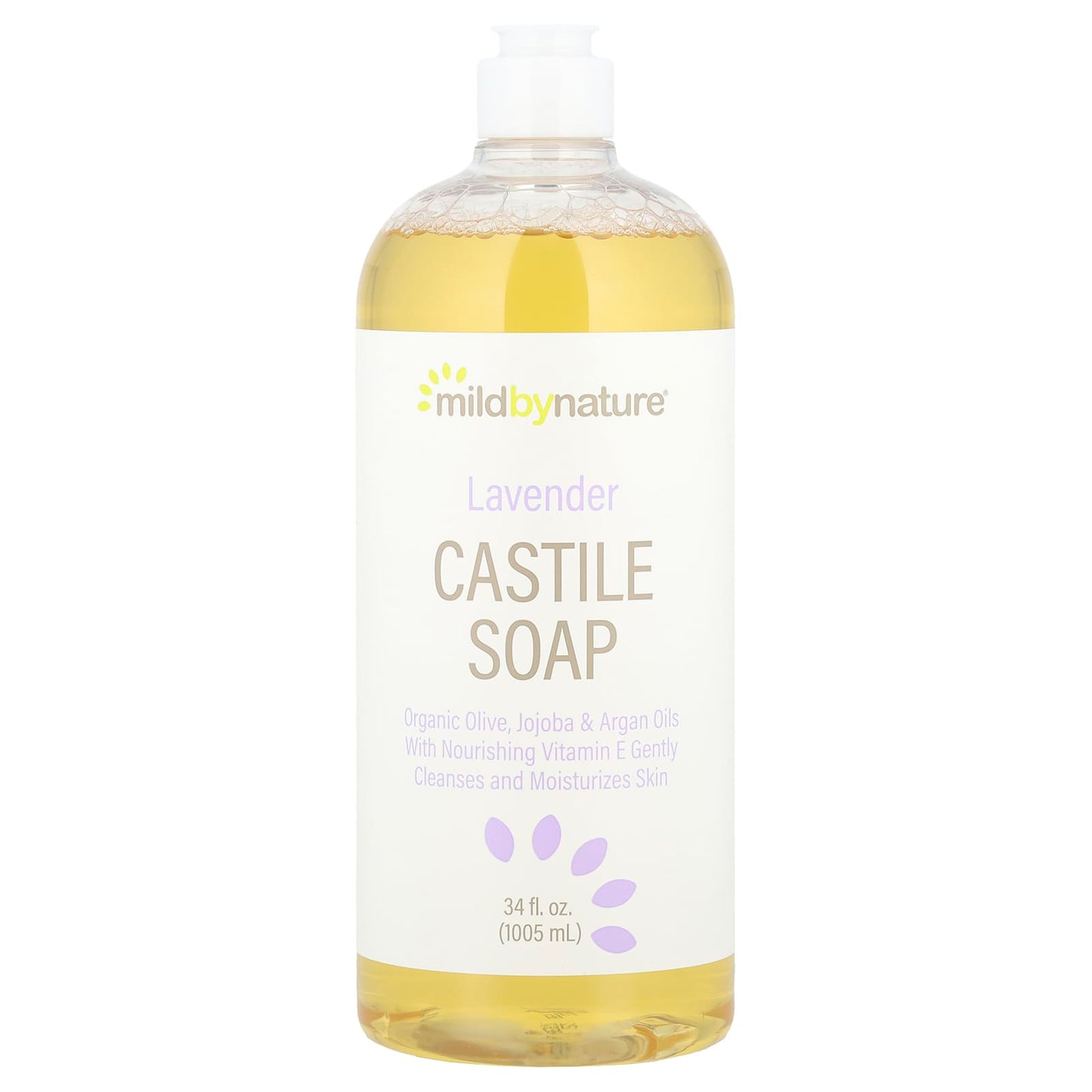 Natural Lavender Castile Soap for Face, Body, & Hair - Gentle & Cruelty-Free - Image 1