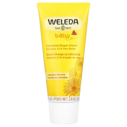 Weleda, Baby, Calendula Diaper Cream, Calendula Extracts, 2.8 oz (81 g) - Image 1