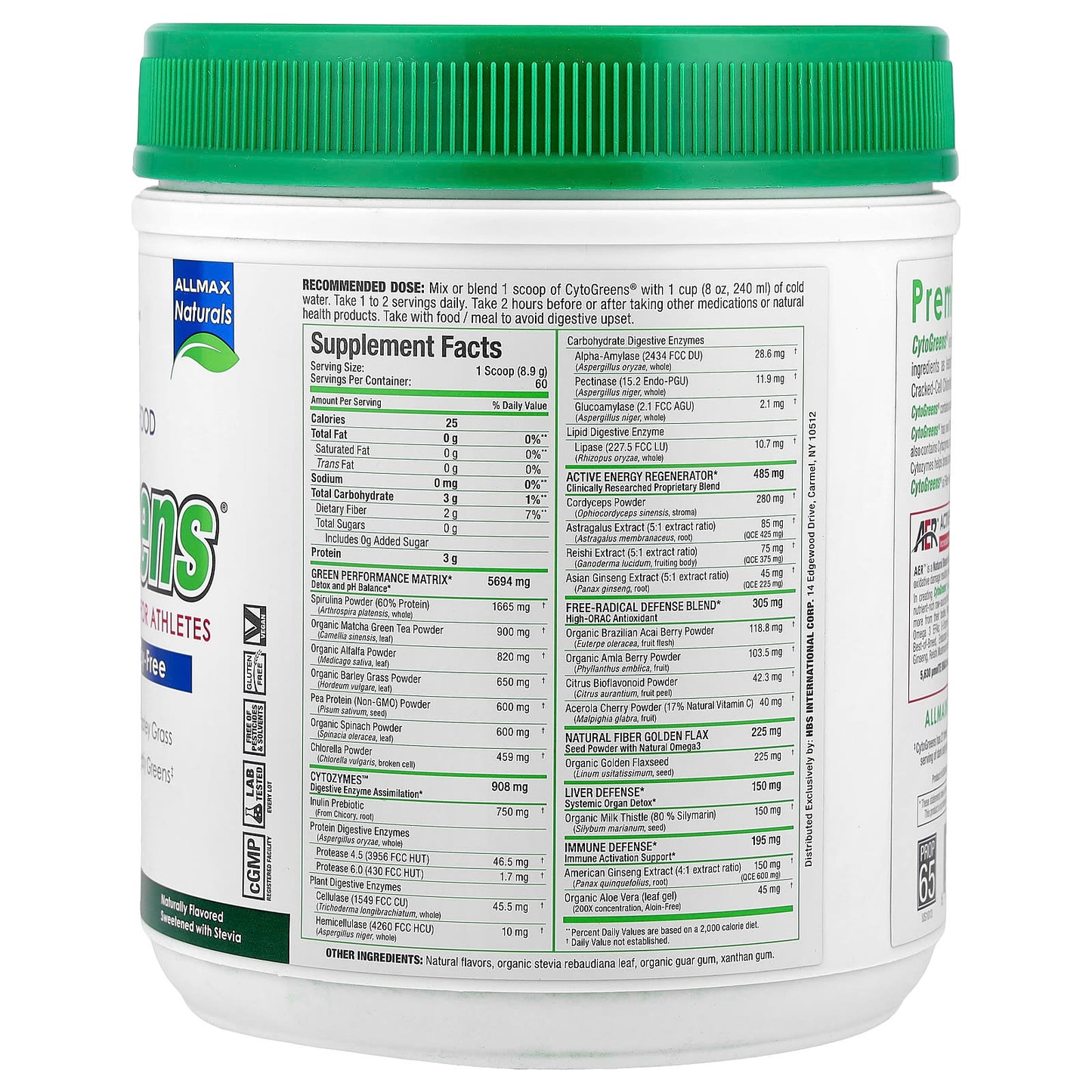 ALLMAX CytoGreens: Premium Green Superfood for Athletes - Image 2