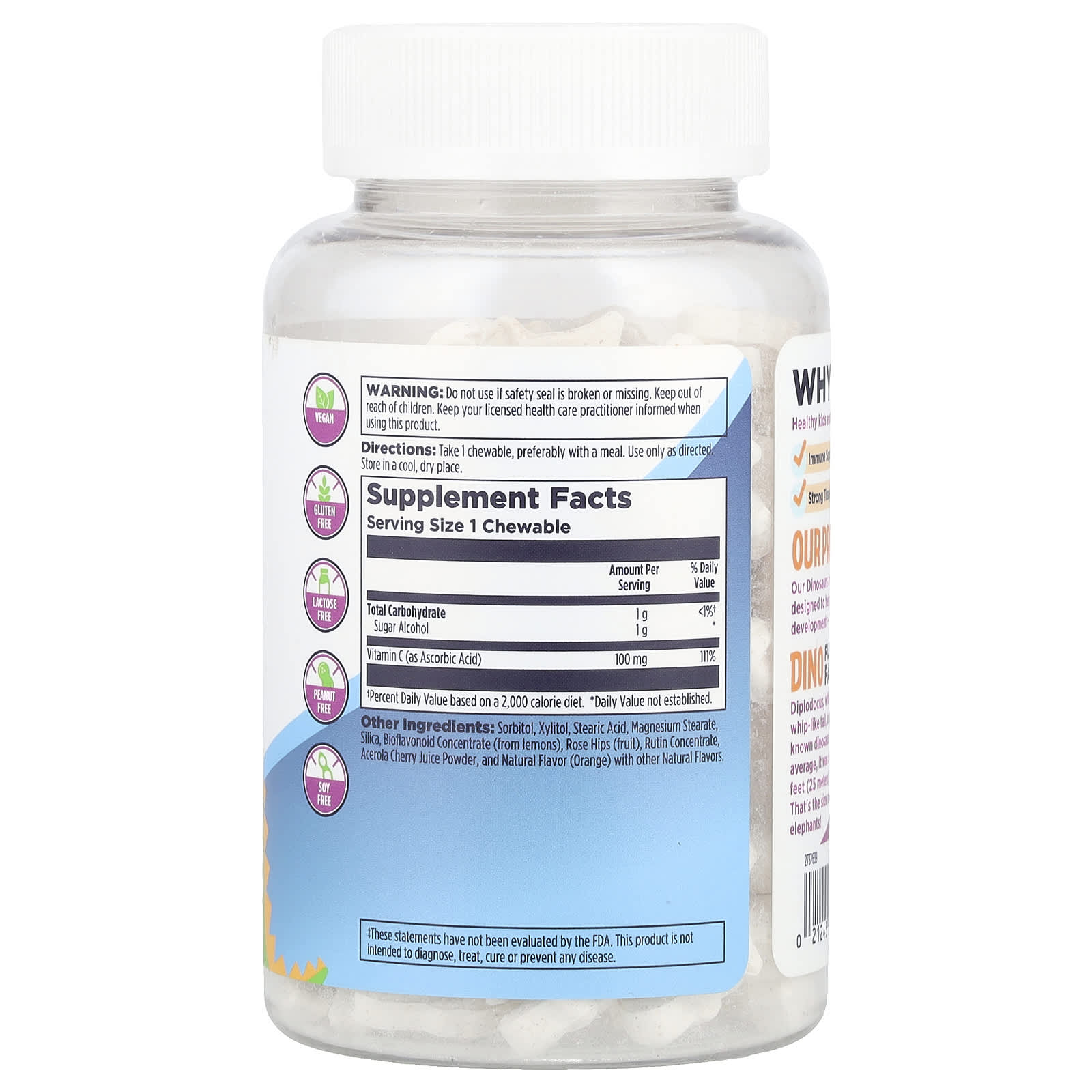 KAL Vitamin C-Rex for Kids - Immune Support & Healthy Bones - Image 2