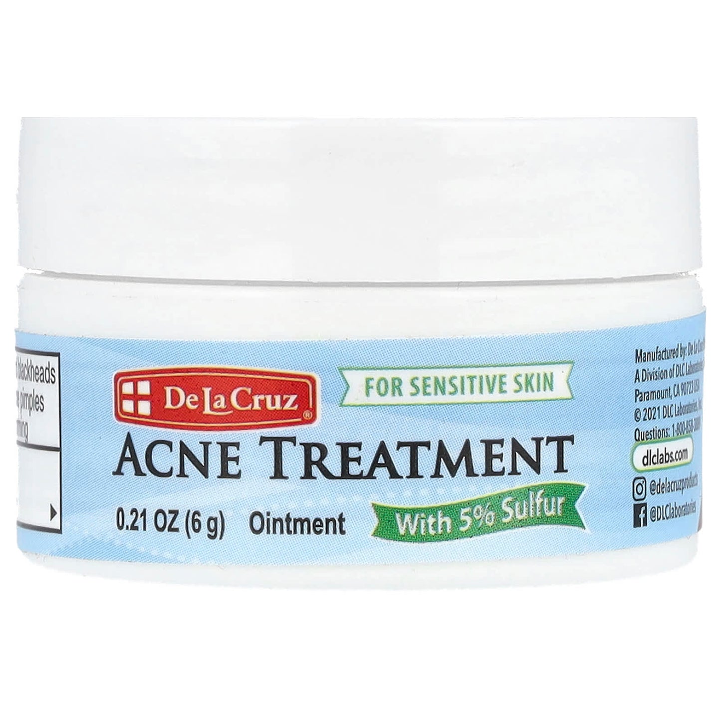 Acne Treatment Ointment with 5% Sulfur by De La Cruz - Image 1