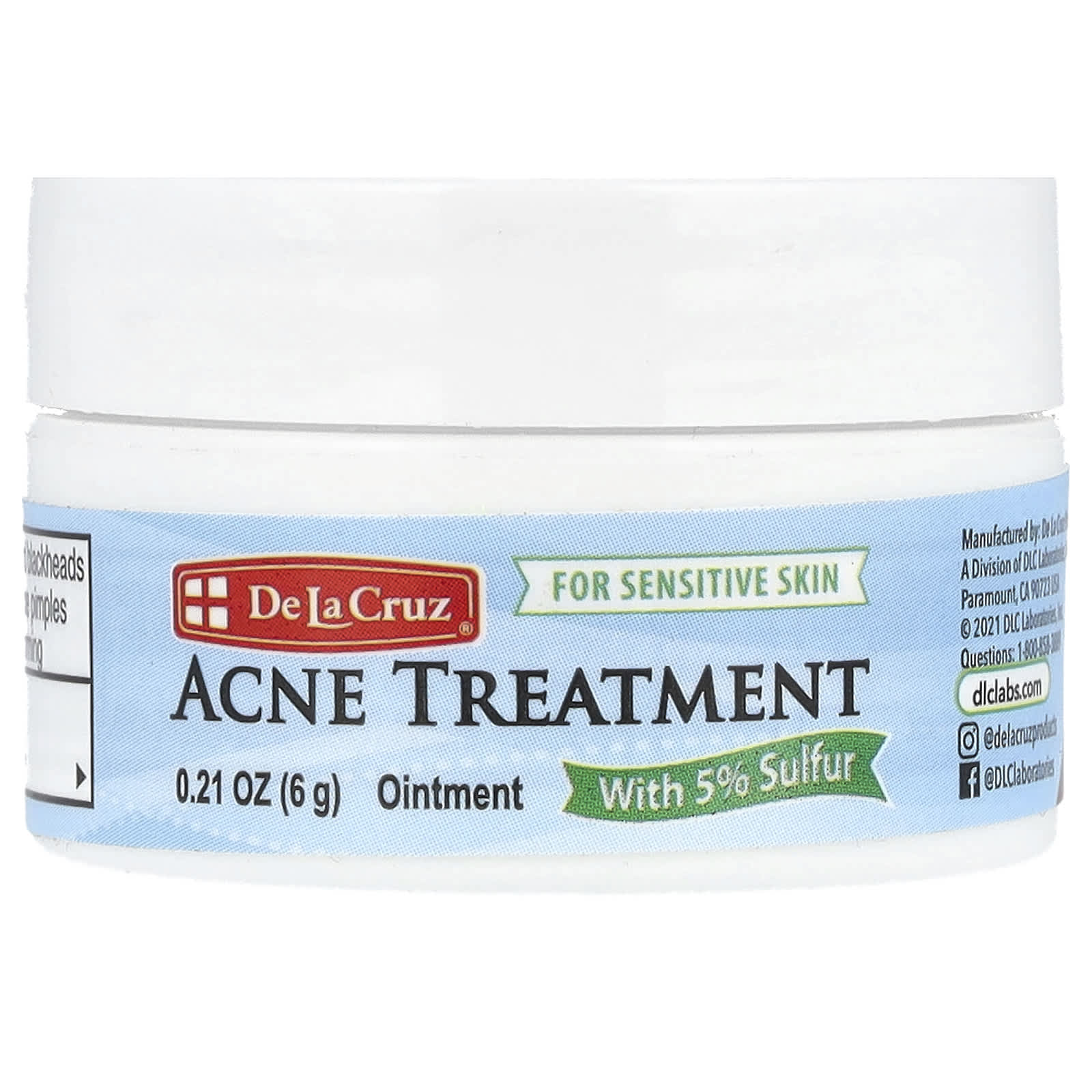 Acne Treatment Ointment with 5% Sulfur by De La Cruz - Image 1