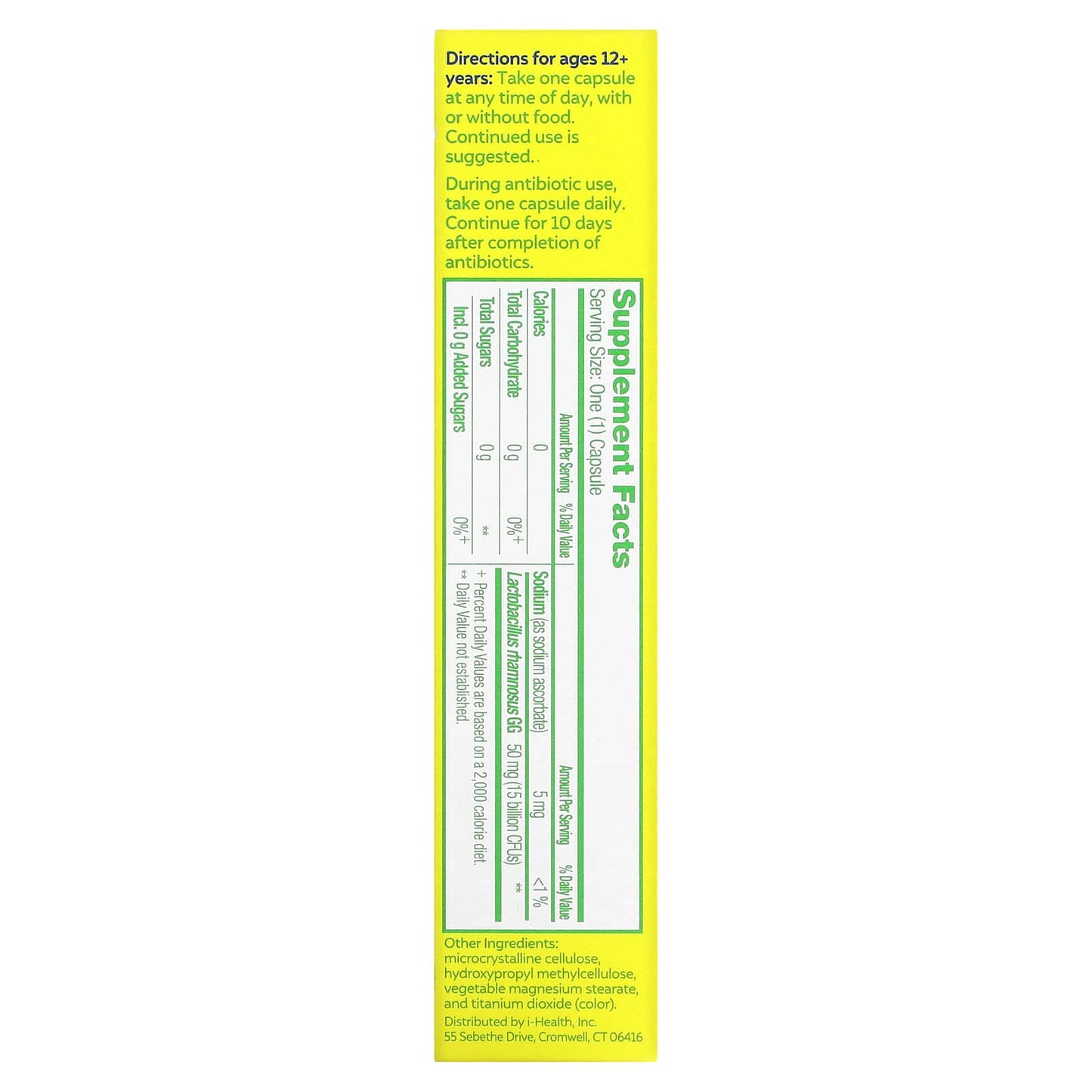 Culturelle, Probiotics, Health & Wellness, 15 Billion CFUs, 30 Once Daily Vegetarian Capsules