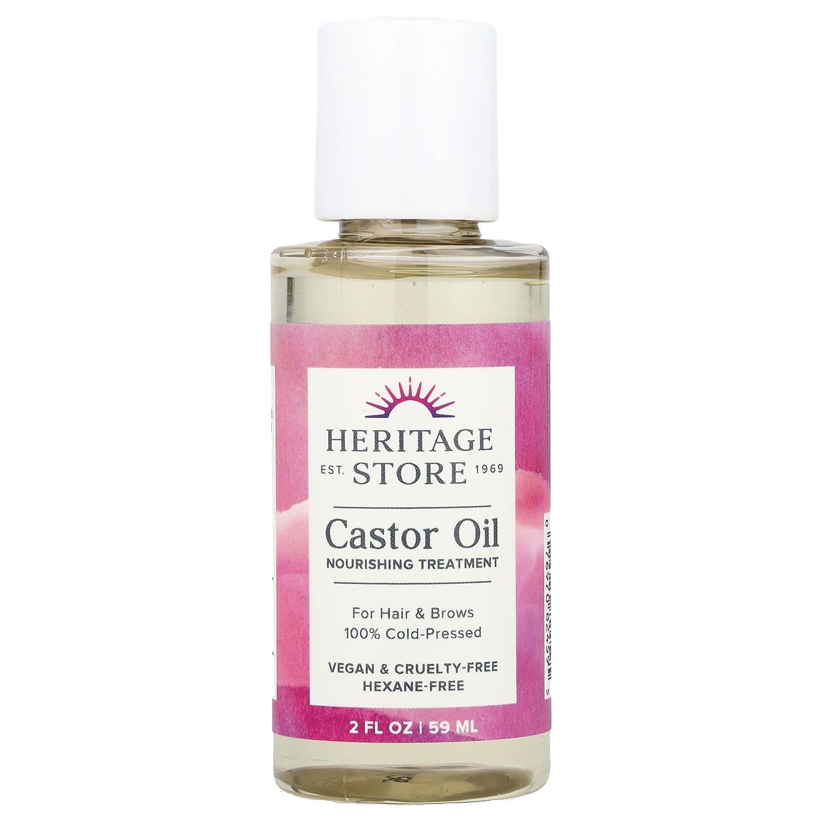 Castor Oil Nourishing Treatment by Heritage Store - Hair, Skin, Brows - Image 1