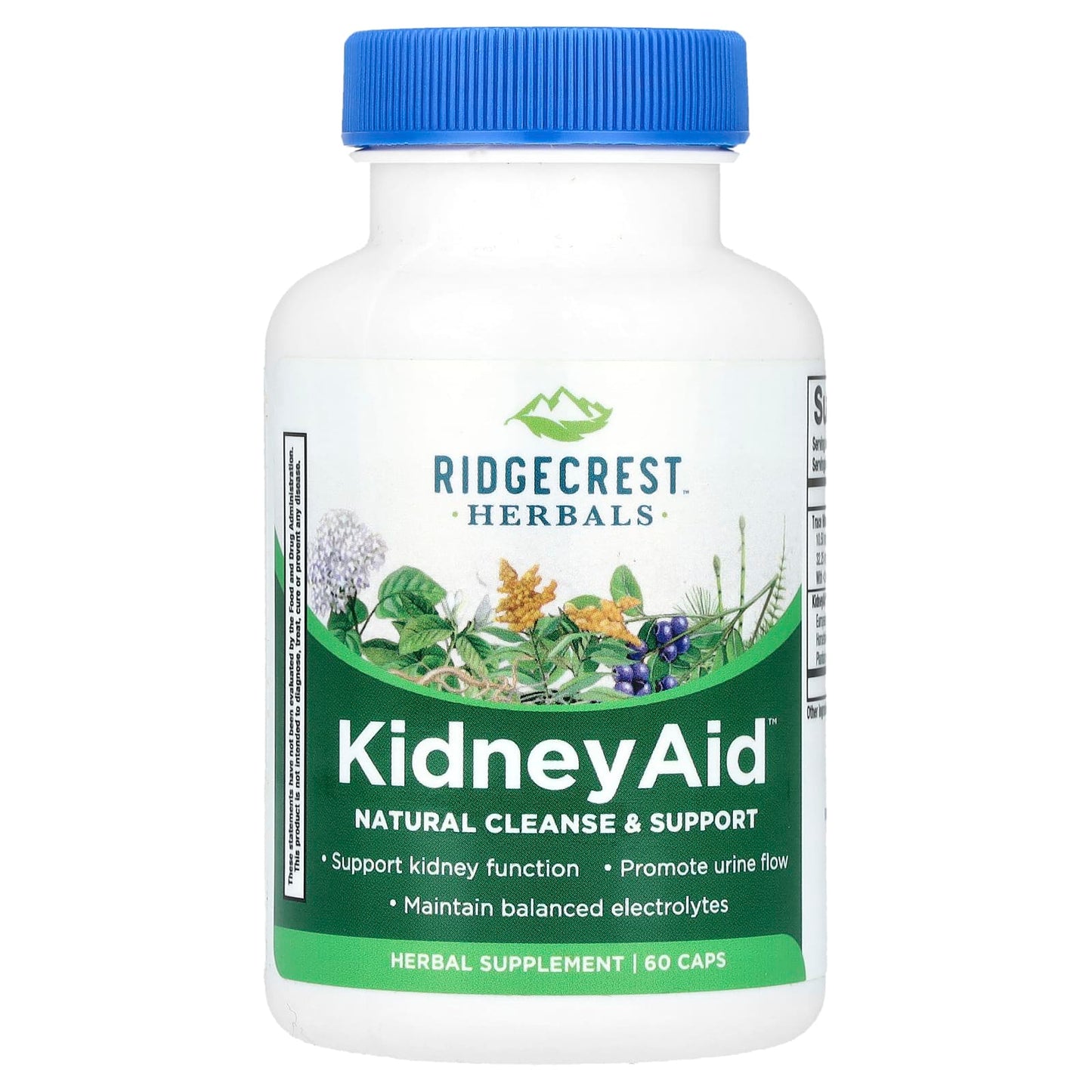 RidgeCrest Herbals, KidneyAid™, 60 Caps - Image 1