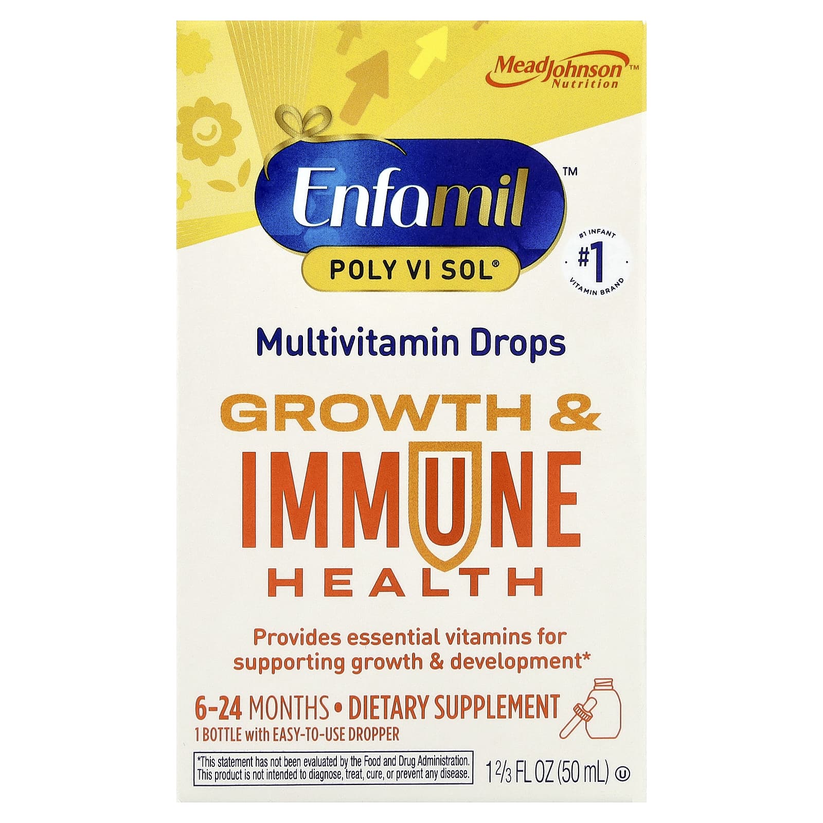 Enfamil Tri Vi Sol Liquid Vitamins A C D Supplement for Infants 6-24 Months - Image 1