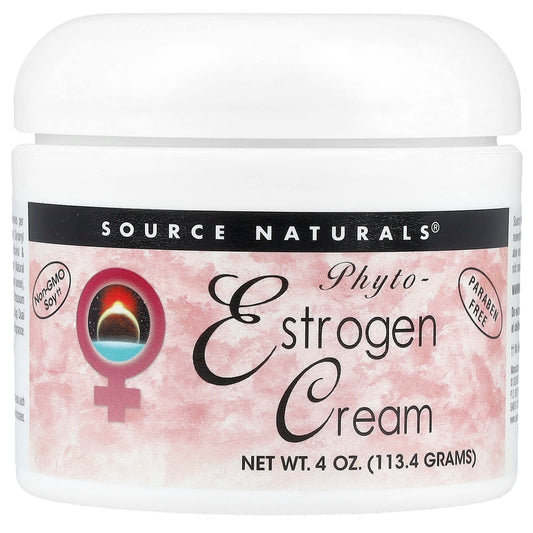 Source Naturals, Phyto-Estrogen Cream, 4 oz (113.4 g) - Image 1