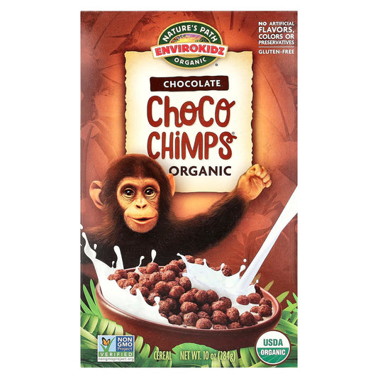 Nature's Path, EnviroKidz, Organic Chocolate Choco Chimps®, 10 oz (284 g) - Image 1