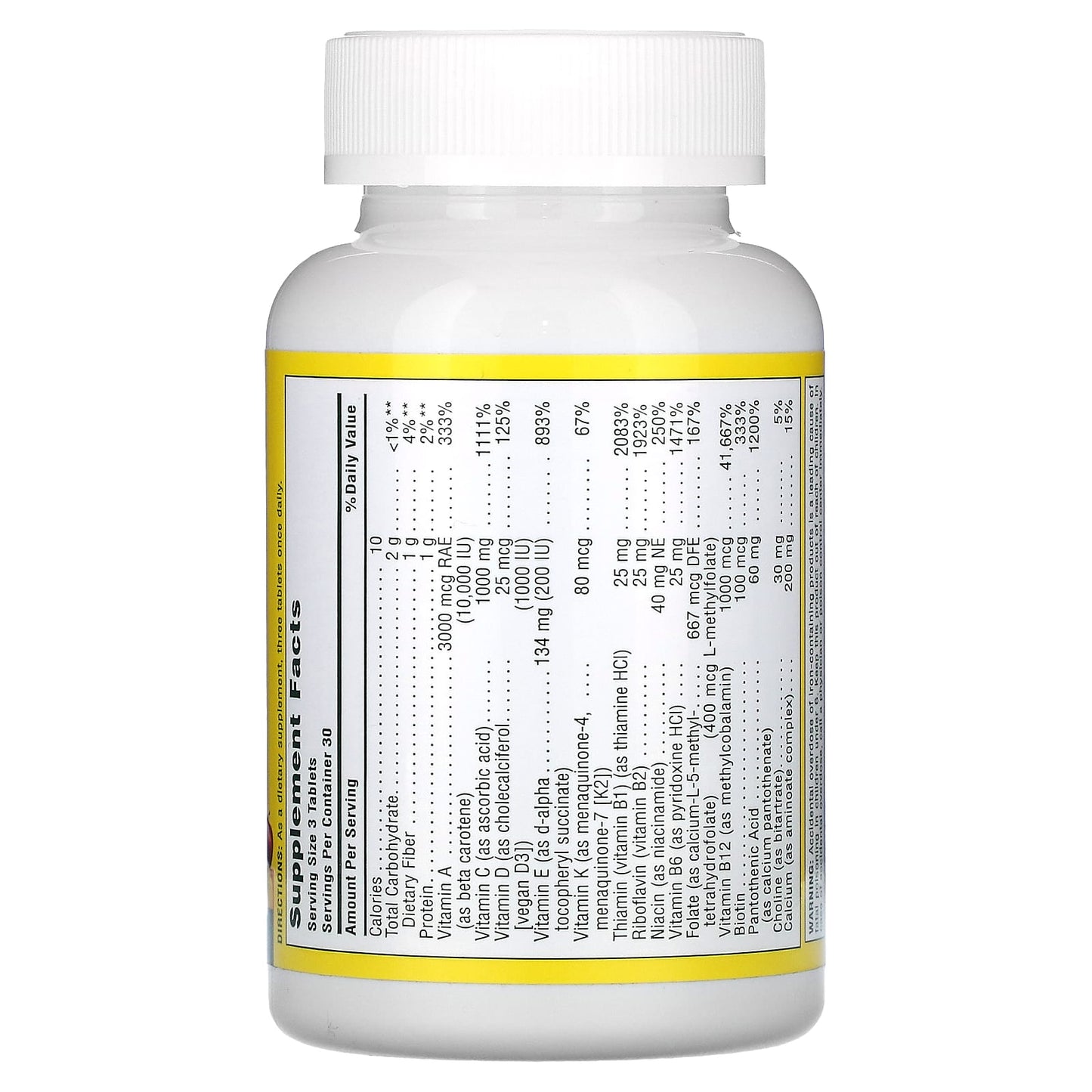NaturesPlus, Source of Life Original, Multi-Vitamin & Mineral Supplement, 90 Tablets - Image 2