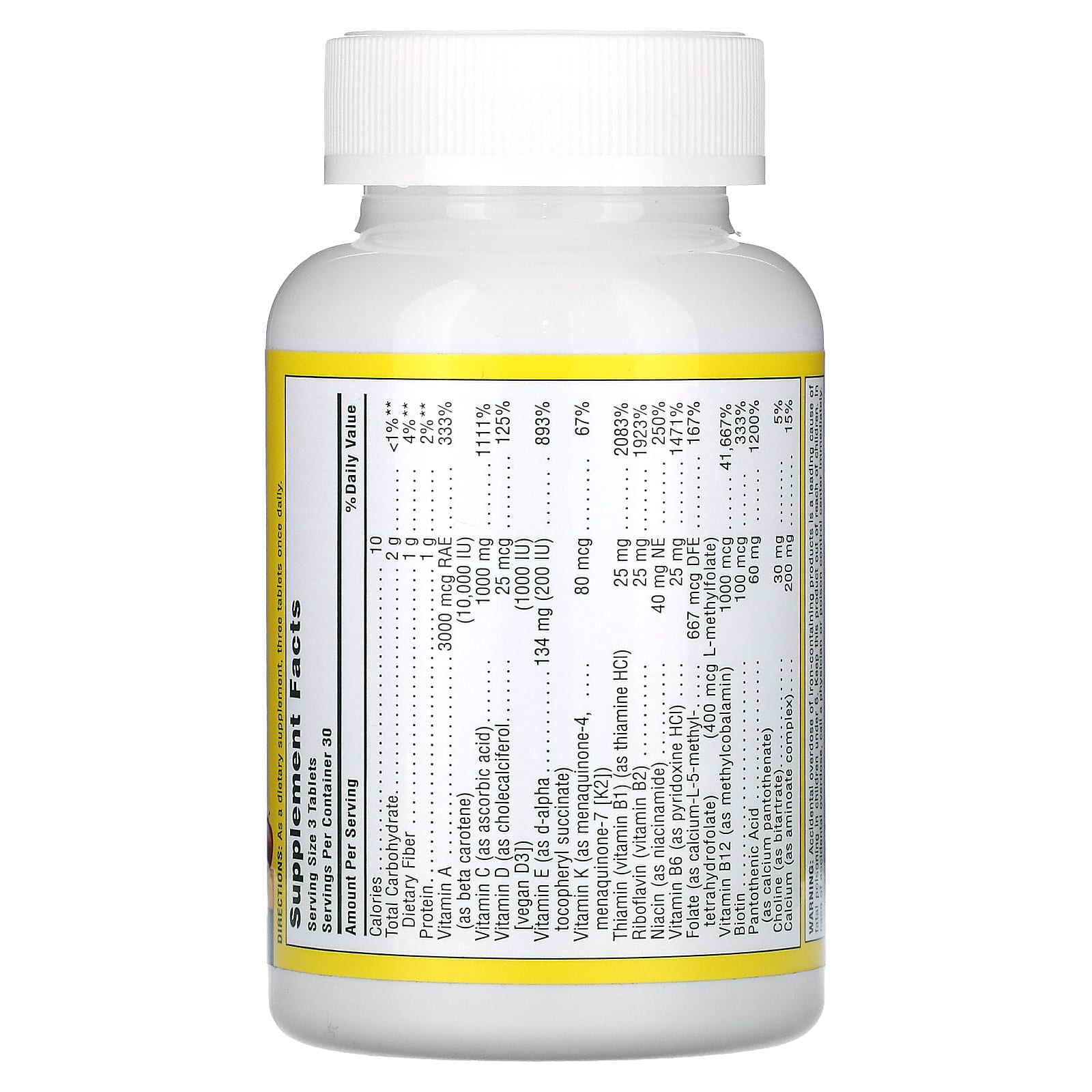 NaturesPlus, Source of Life Original, Multi-Vitamin & Mineral Supplement, 90 Tablets - Image 2