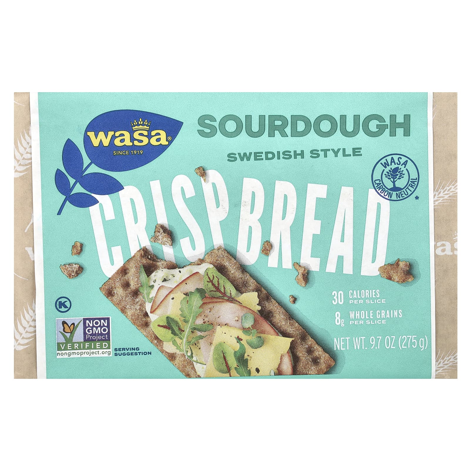 Wasa Flatbread, Crispbread, Sourdough, 9.7 oz (275 g) - Image 1