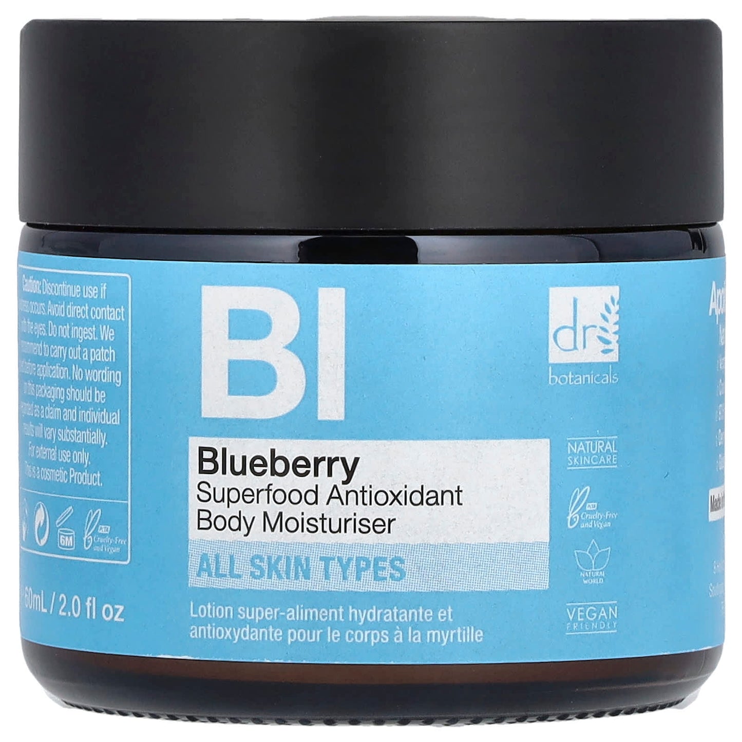 Natural Blueberry Body Moisturiser for All Skin Types | Cruelty-Free & Vegan - Image 1