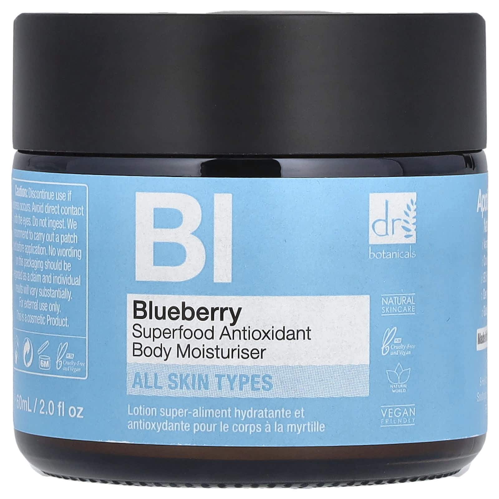 Natural Blueberry Body Moisturiser for All Skin Types | Cruelty-Free & Vegan - Image 1