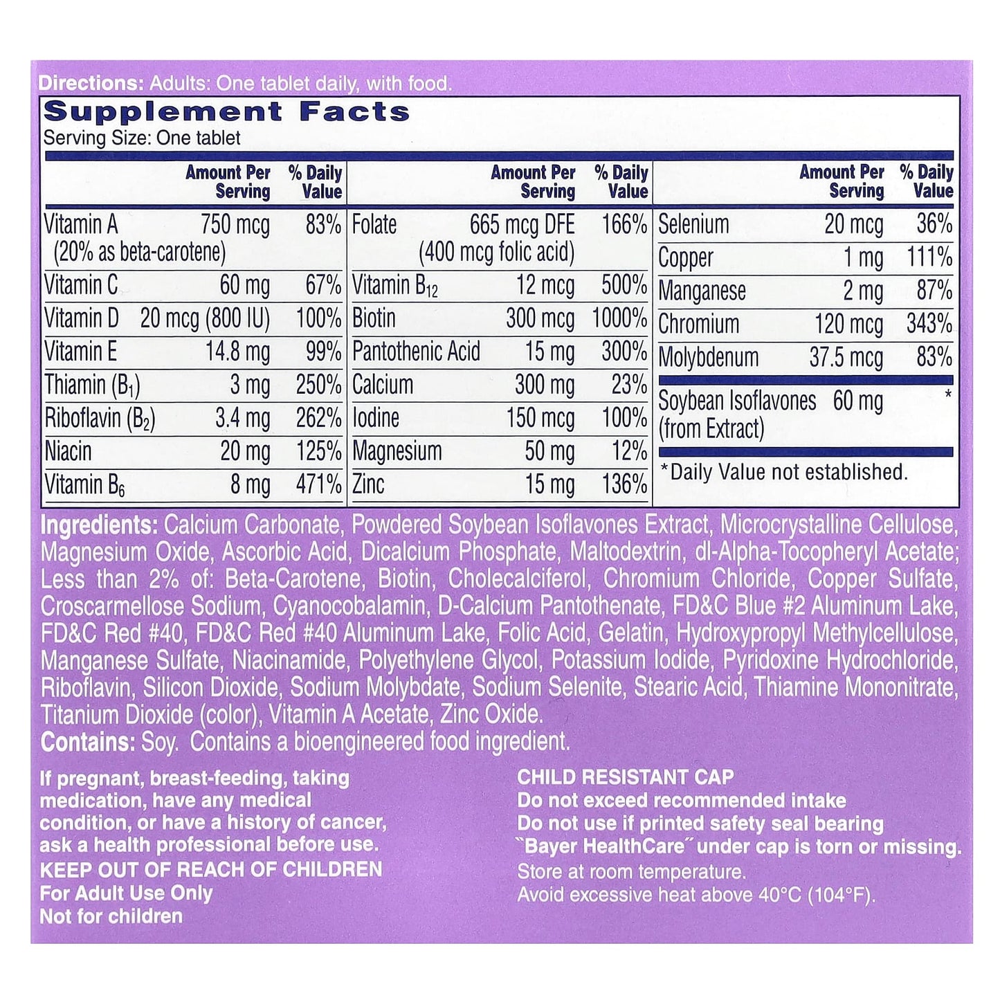 One-A-Day, Women's Menopause Formula, 50 Tablets - Image 2