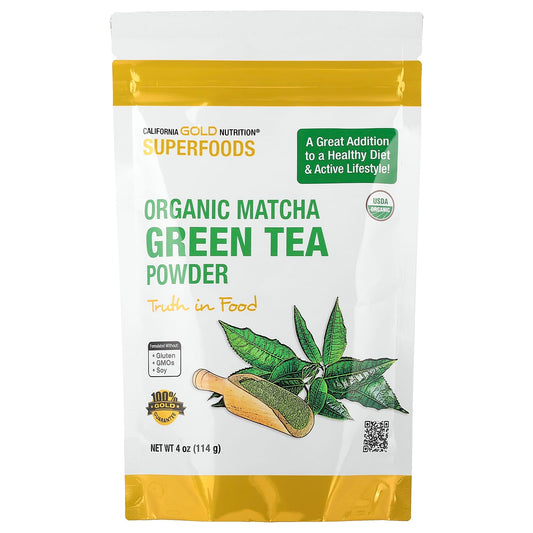 Organic Matcha Green Tea Powder by California Gold Nutrition - Image 1