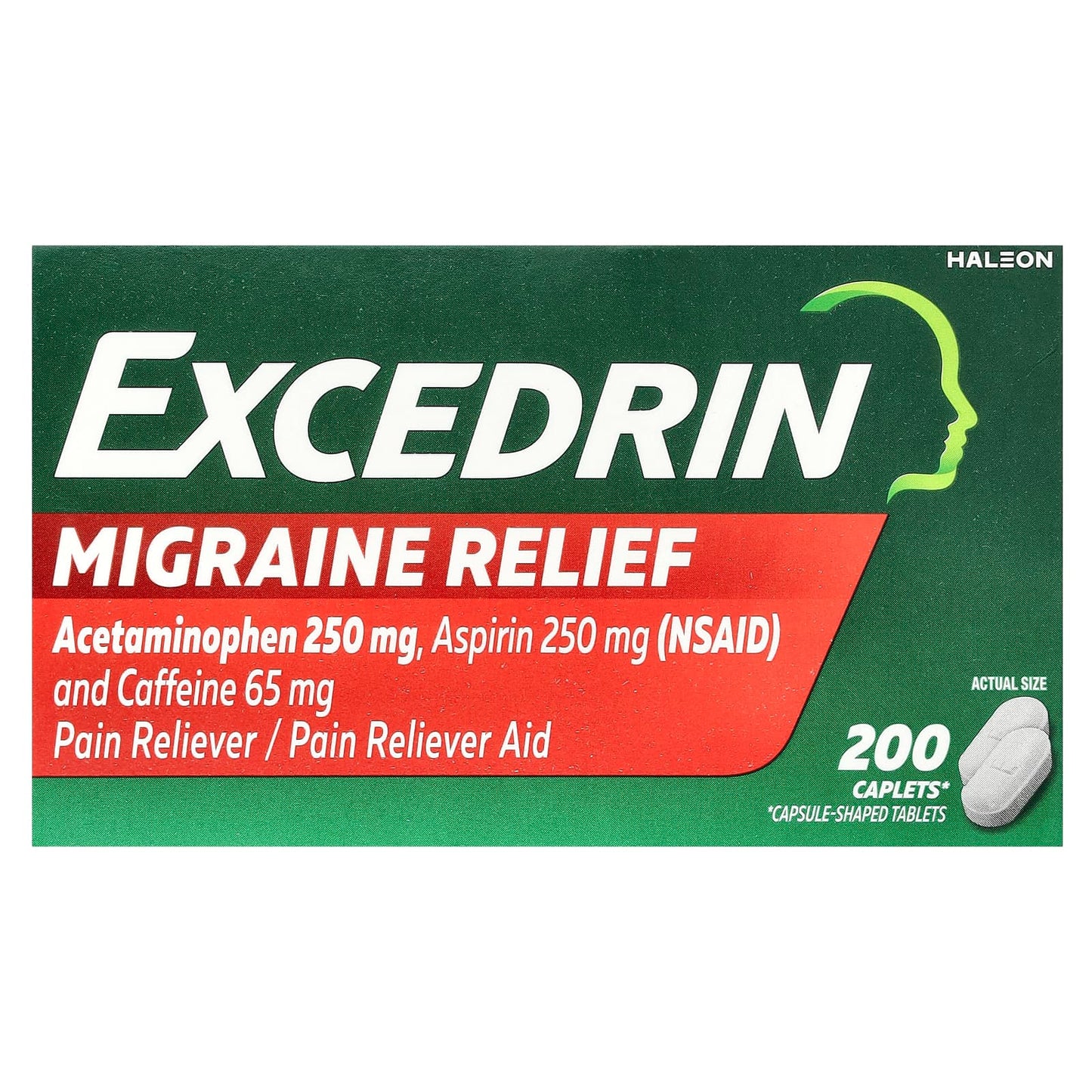 Excedrin Migraine Relief Caplets for Fast Pain Relief - Image 1