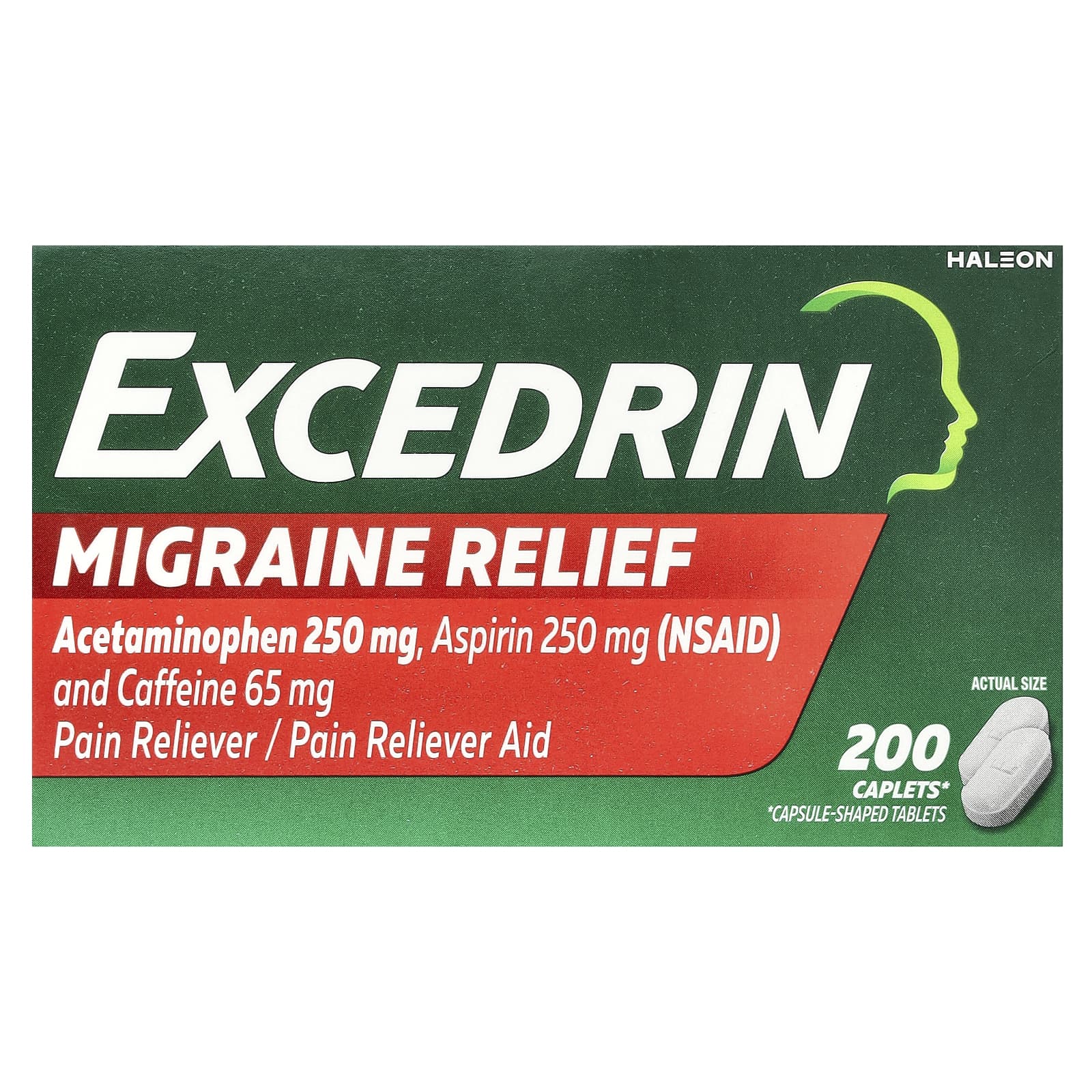 Excedrin Migraine Relief Caplets for Fast Pain Relief - Image 1
