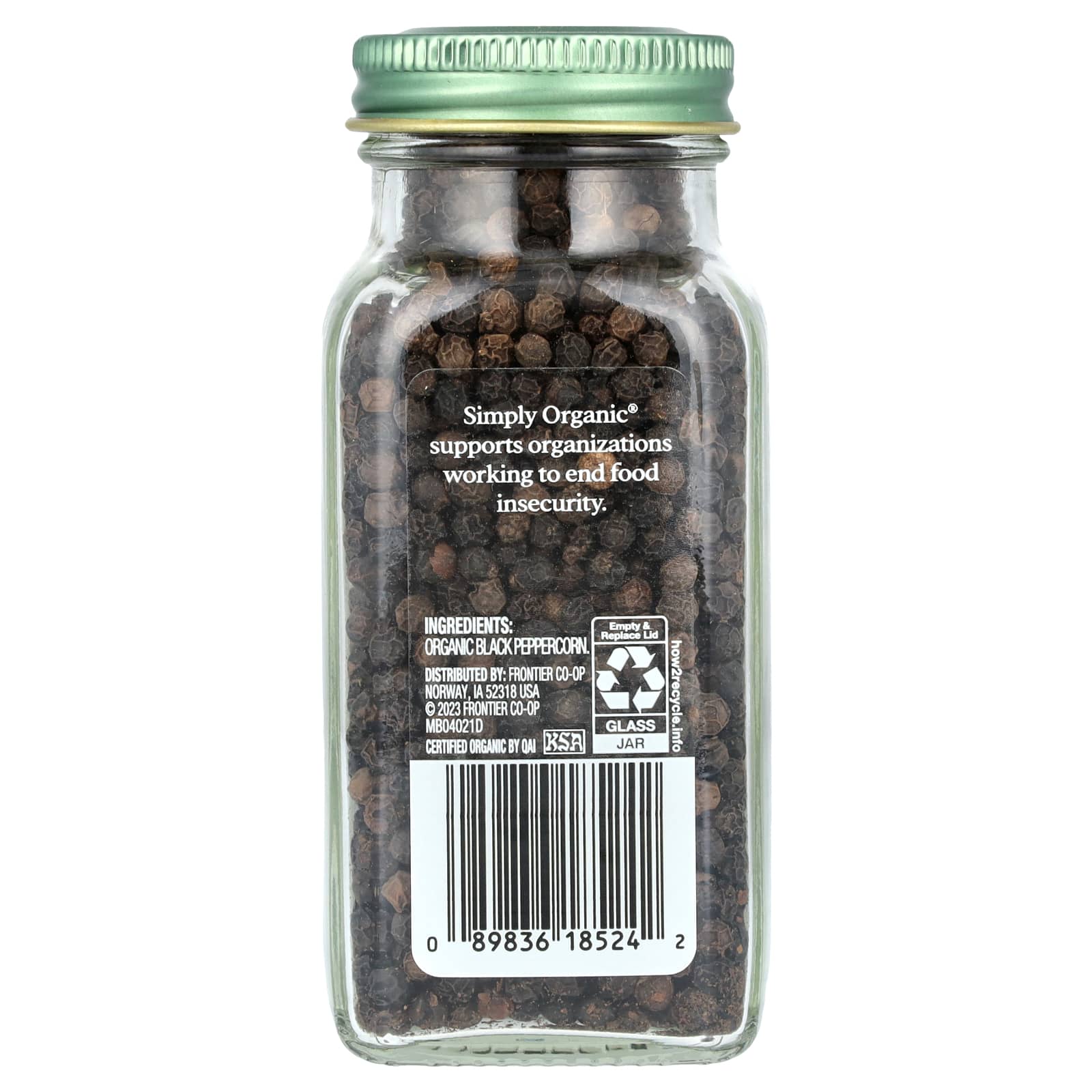 Simply Organic, Black Peppercorns, 2.65 oz (75 g) - Image 2