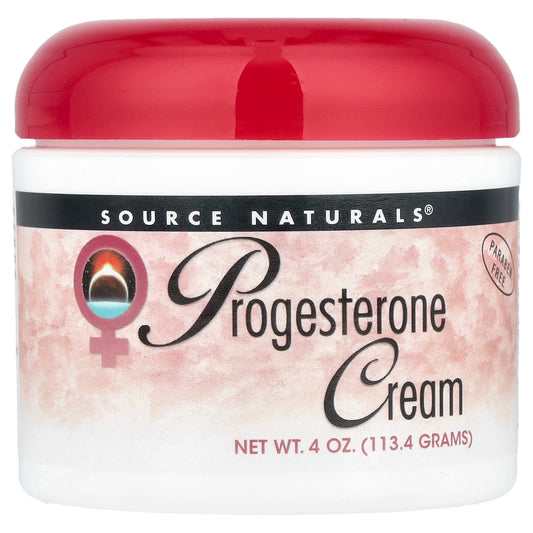 Source Naturals, Progesterone Cream, 4 oz (113.4 g) - Image 1